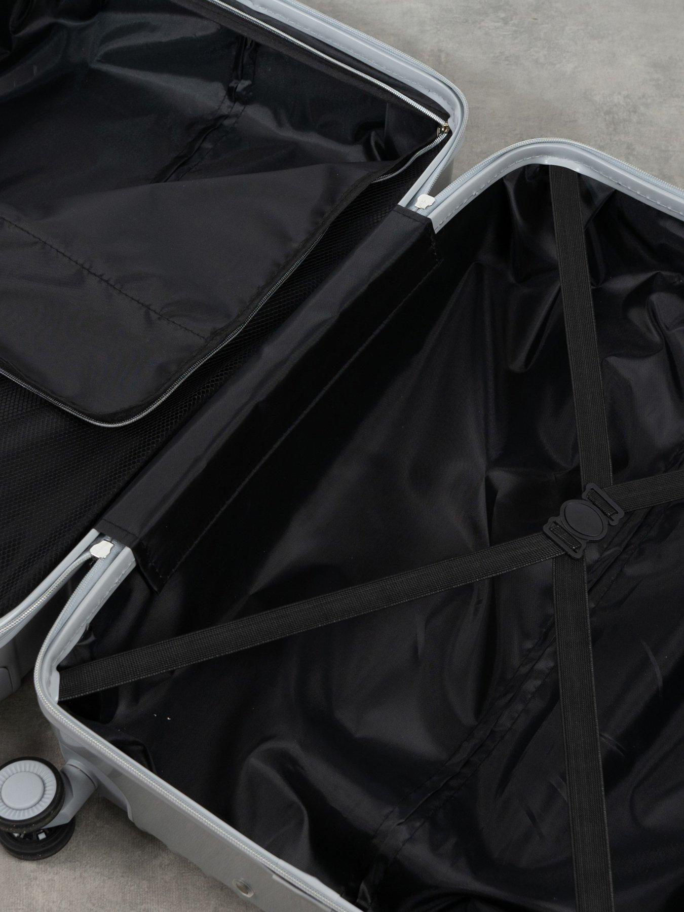 Image 3 of 3 of Rock Luggage Vesta Silver 3pc Set Suitcases