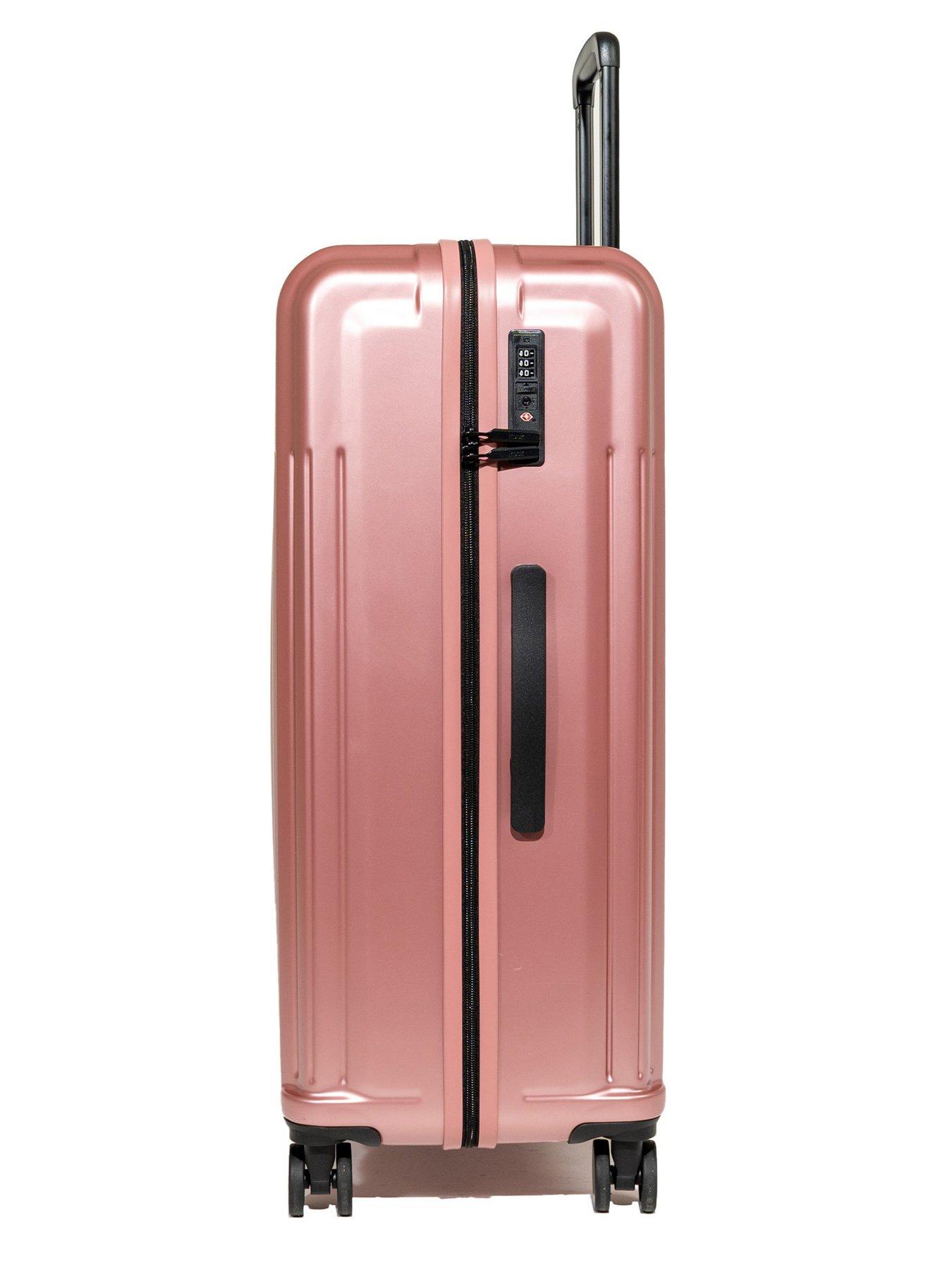 Image 6 of 7 of Rock Luggage Luna Pink 3pc Set Suitcases