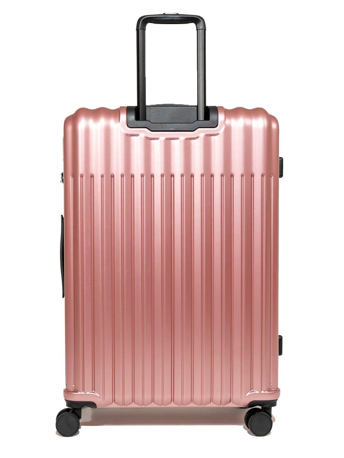 Image 7 of 7 of Rock Luggage Luna Pink 3pc Set Suitcases
