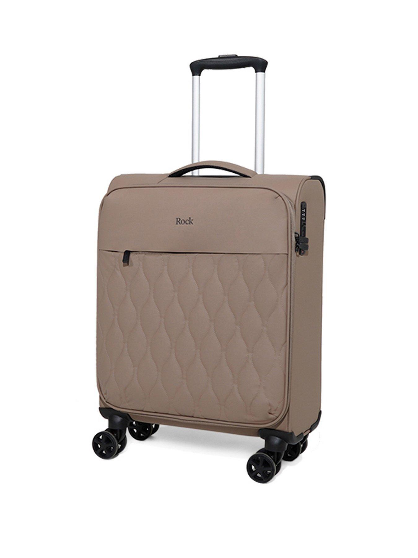 Image 1 of 7 of Rock Luggage Ember Mocha Cabin Suitcase
