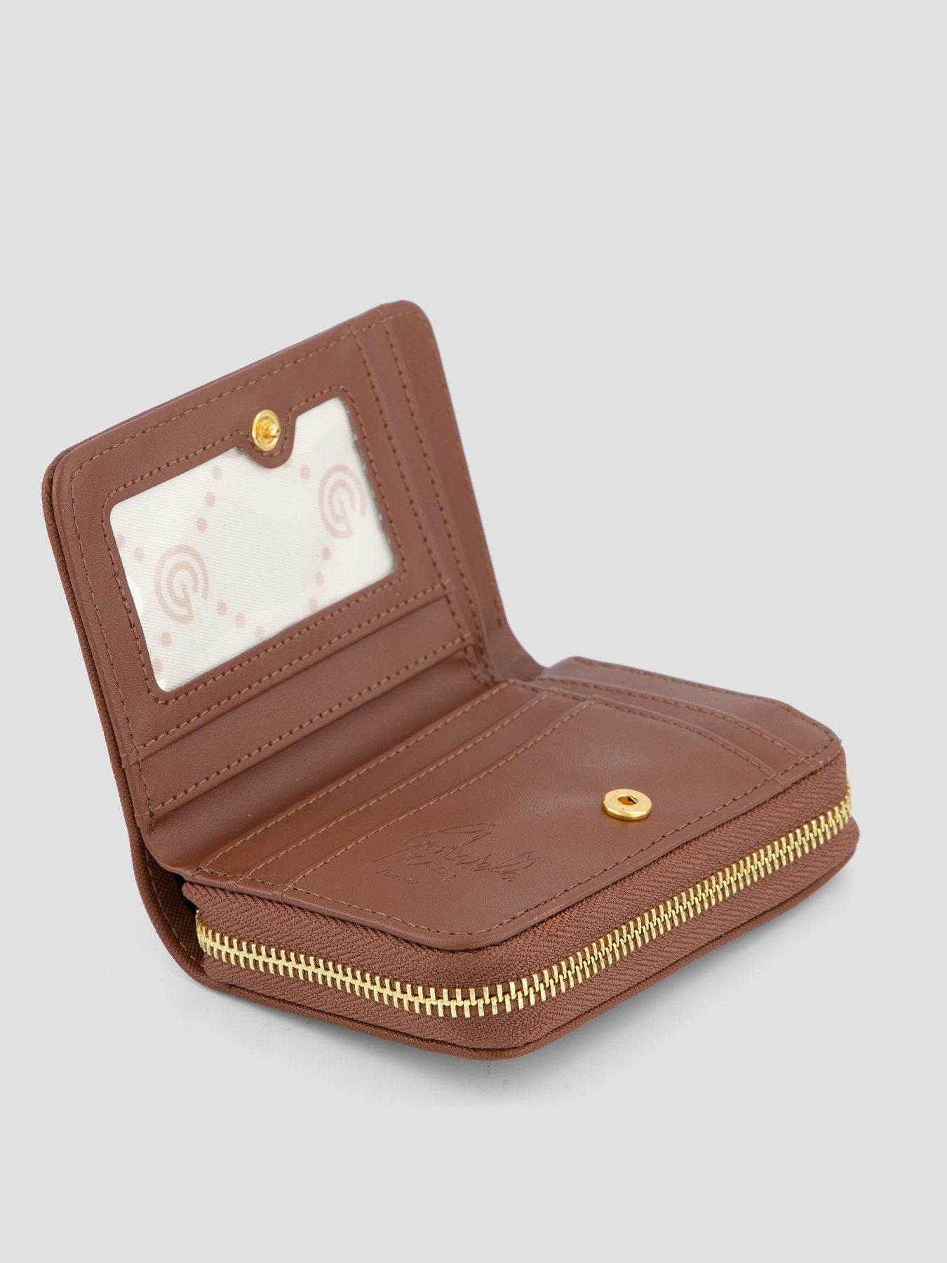 Image 5 of 5 of Gabriella G Designer Gabriella Gucci Chiara Chocolate Small Zip Wallet