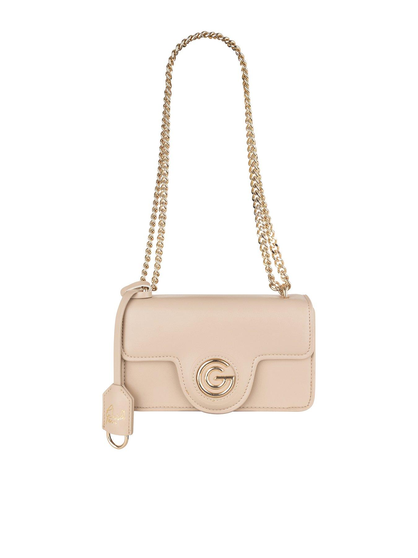 Image 1 of 4 of Gabriella G Designer Gabriella Gucci Womens Clarissa Chain Strap Crossbody Bag - Camel