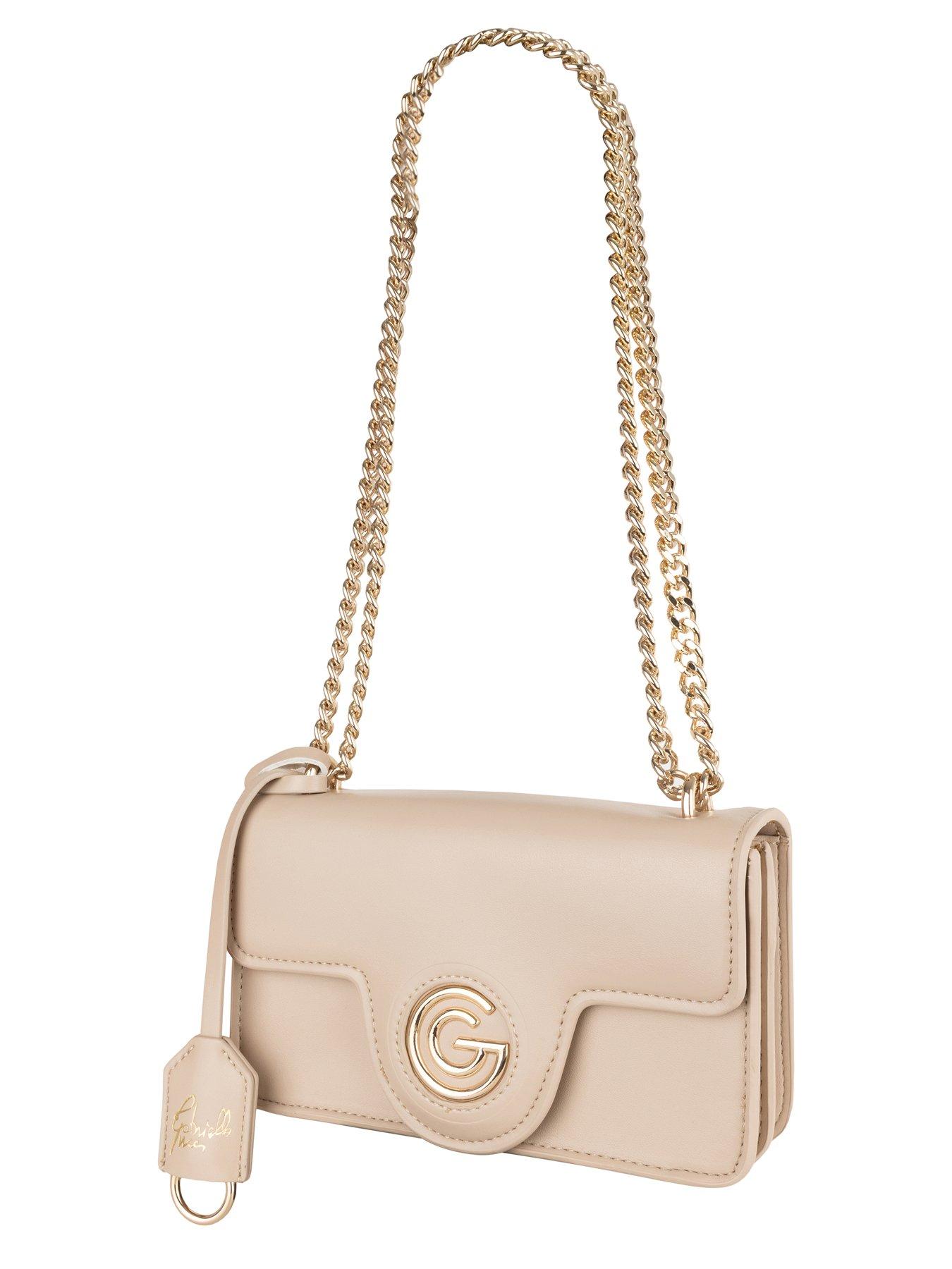 Image 2 of 4 of Gabriella G Designer Gabriella Gucci Womens Clarissa Chain Strap Crossbody Bag - Camel