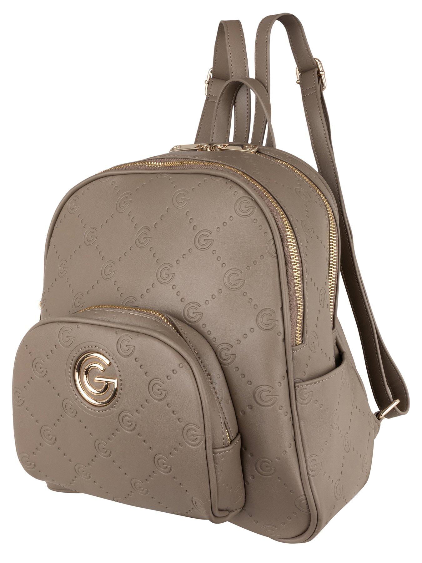 Image 2 of 4 of Gabriella G Designer Gabriella Gucci Clodette Grey Backpack