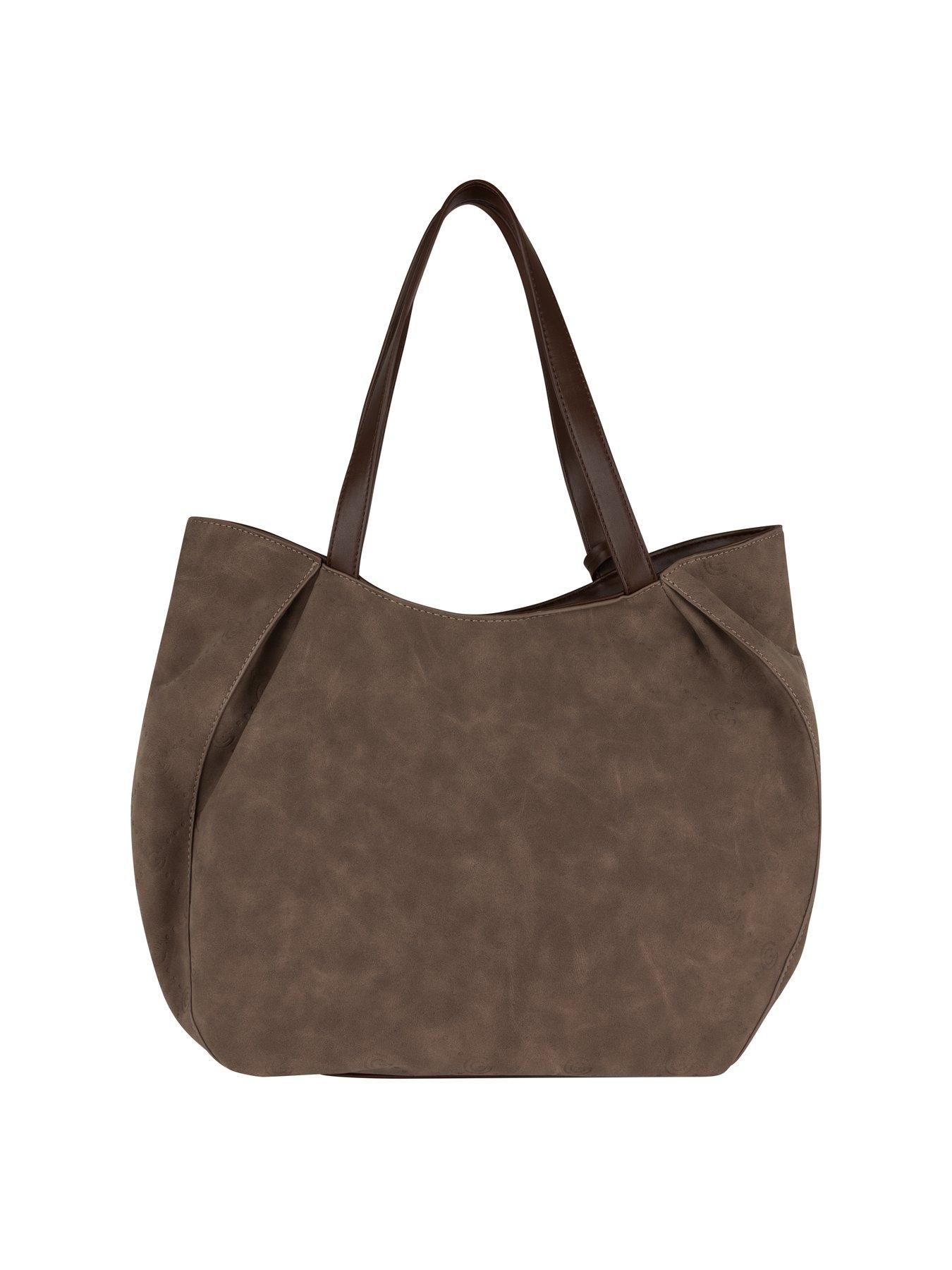 Image 3 of 4 of Gabriella G Designer Gabriella Gucci Womens Elisa Zip Top Shopper Bag - Brown