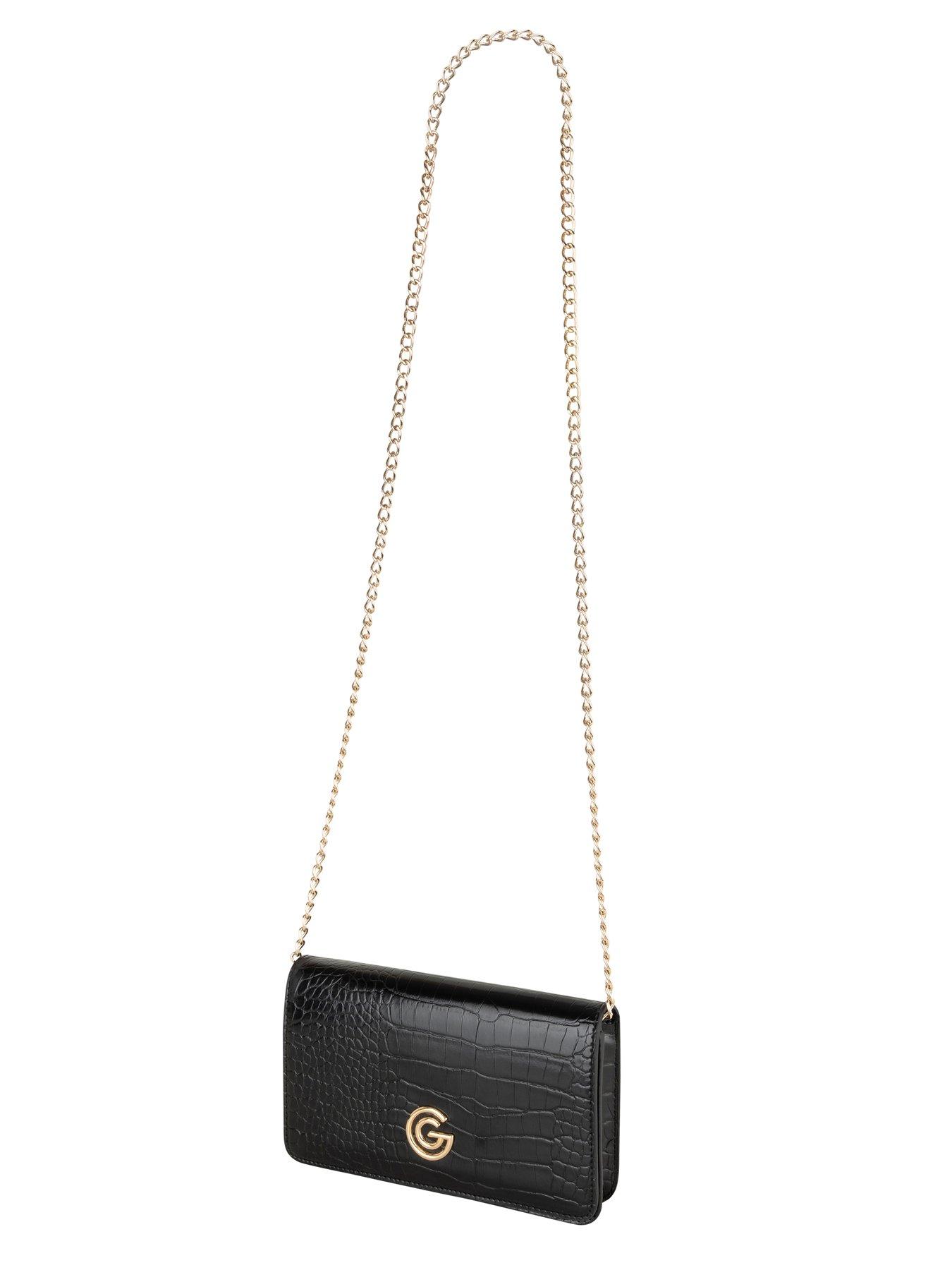 Image 2 of 4 of Gabriella G Designer Gabriella Gucci Queen Black Wallet On Chain