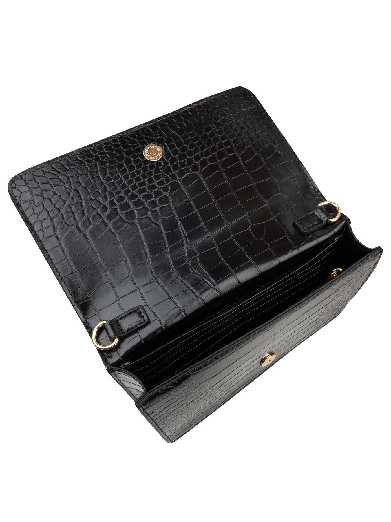 Image 4 of 4 of Gabriella G Designer Gabriella Gucci Queen Black Wallet On Chain