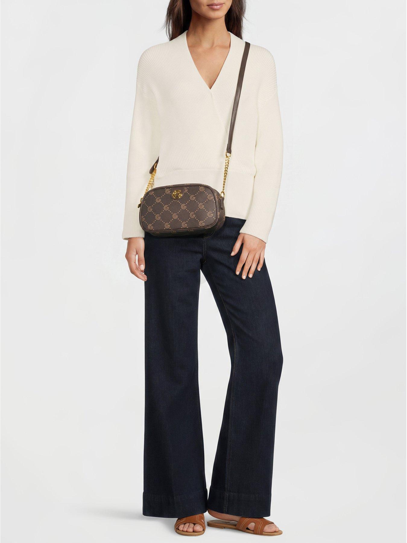 Image 2 of 5 of Gabriella G Designer Gabriella Gucci Valencia Brown Camera Bag