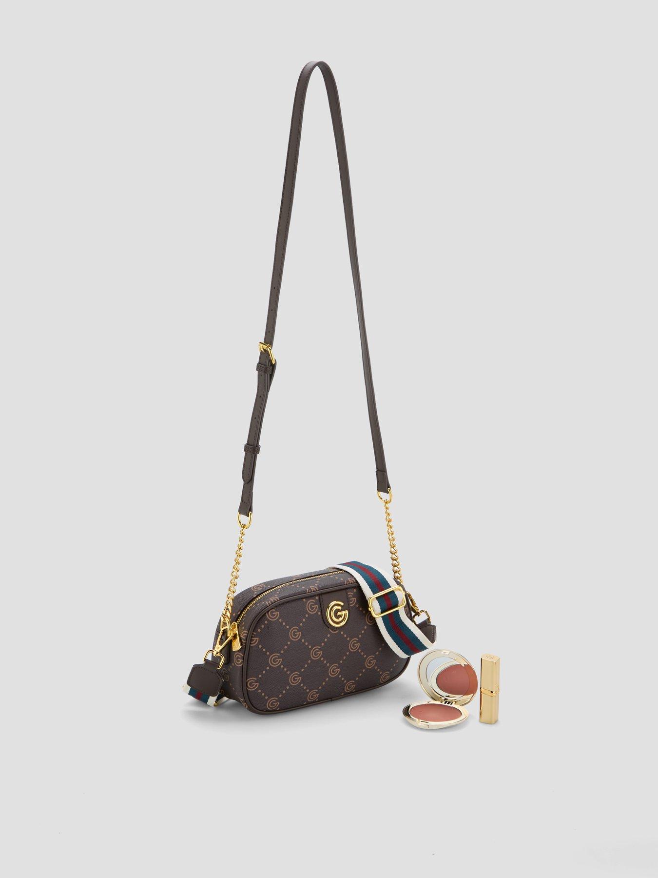 Image 3 of 5 of Gabriella G Designer Gabriella Gucci Valencia Brown Camera Bag