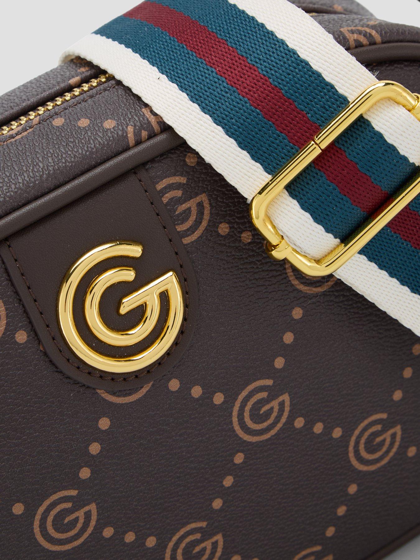 Image 4 of 5 of Gabriella G Designer Gabriella Gucci Valencia Brown Camera Bag