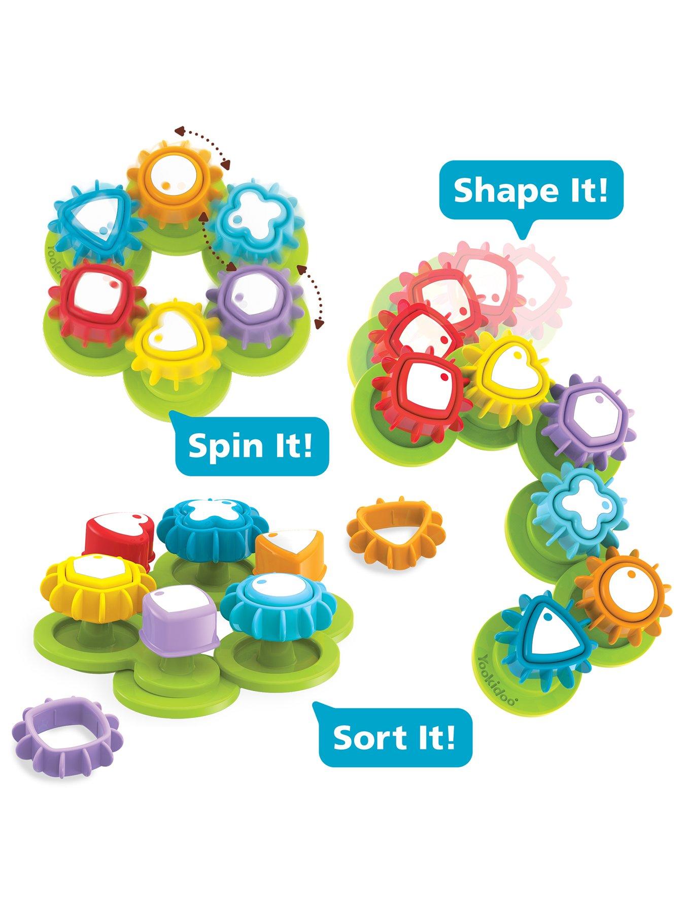 Image 3 of 5 of Yookidoo Shape N' Spin Gear Sorter