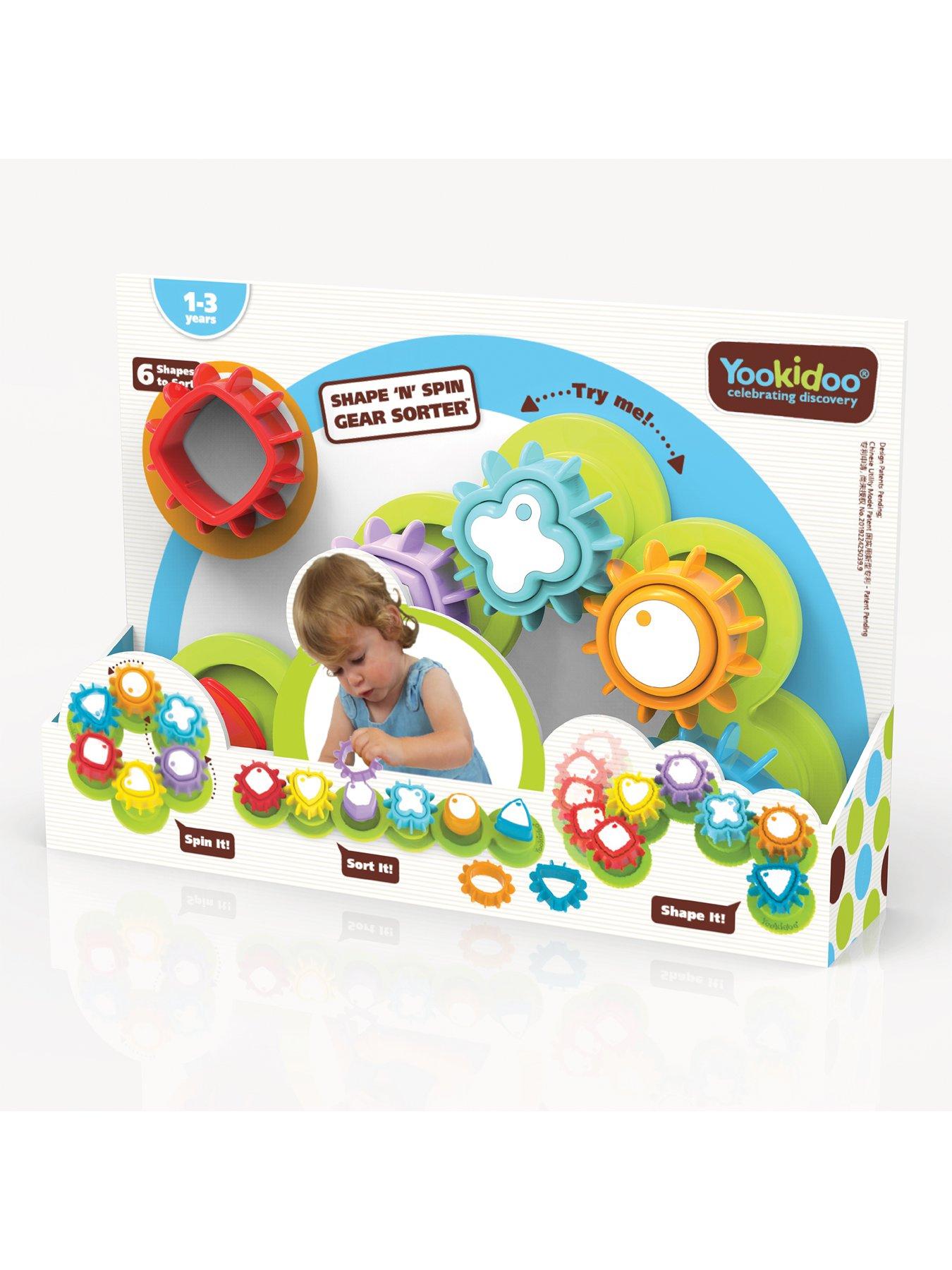Image 5 of 5 of Yookidoo Shape N' Spin Gear Sorter