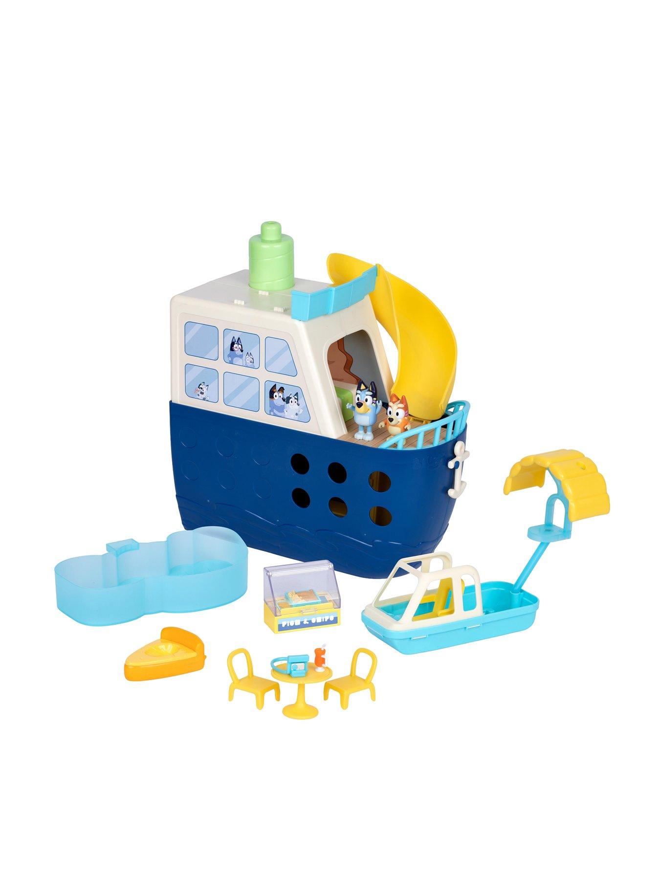 Image 2 of 8 of Bluey Bluey Fold-Out Cruise Ship Playset
