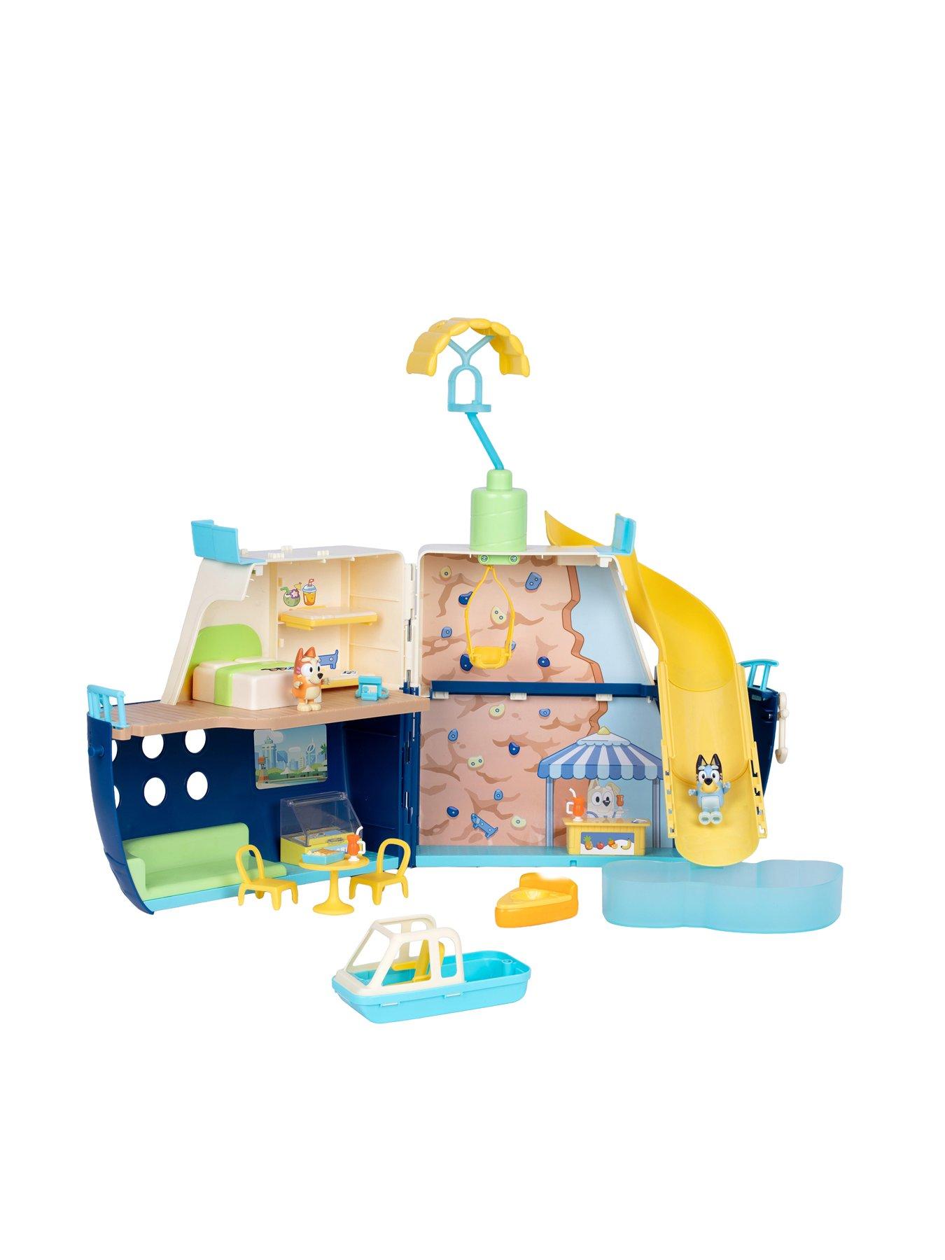 Image 3 of 8 of Bluey Bluey Fold-Out Cruise Ship Playset