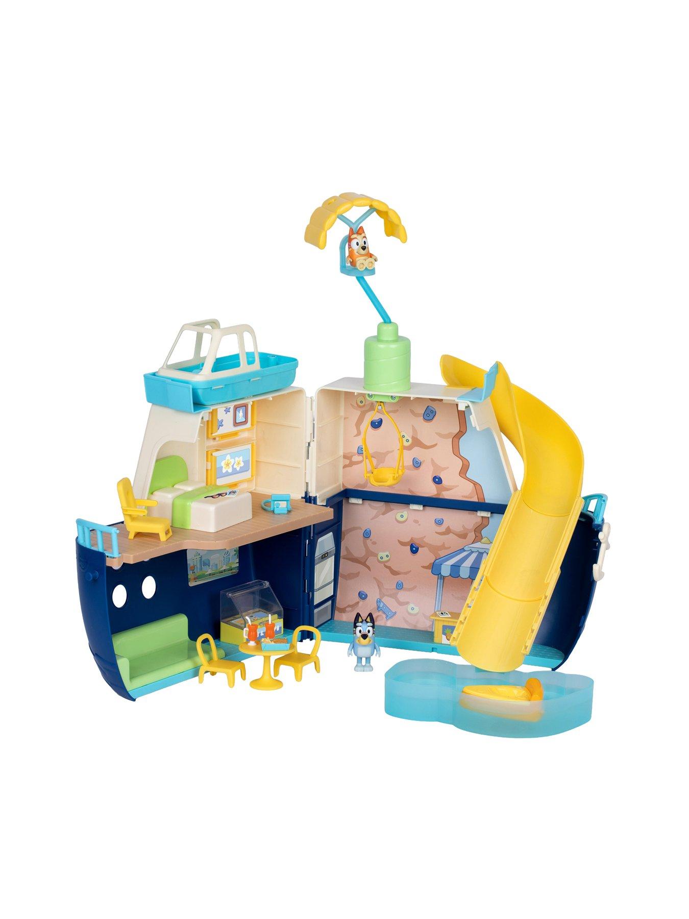 Image 6 of 8 of Bluey Bluey Fold-Out Cruise Ship Playset