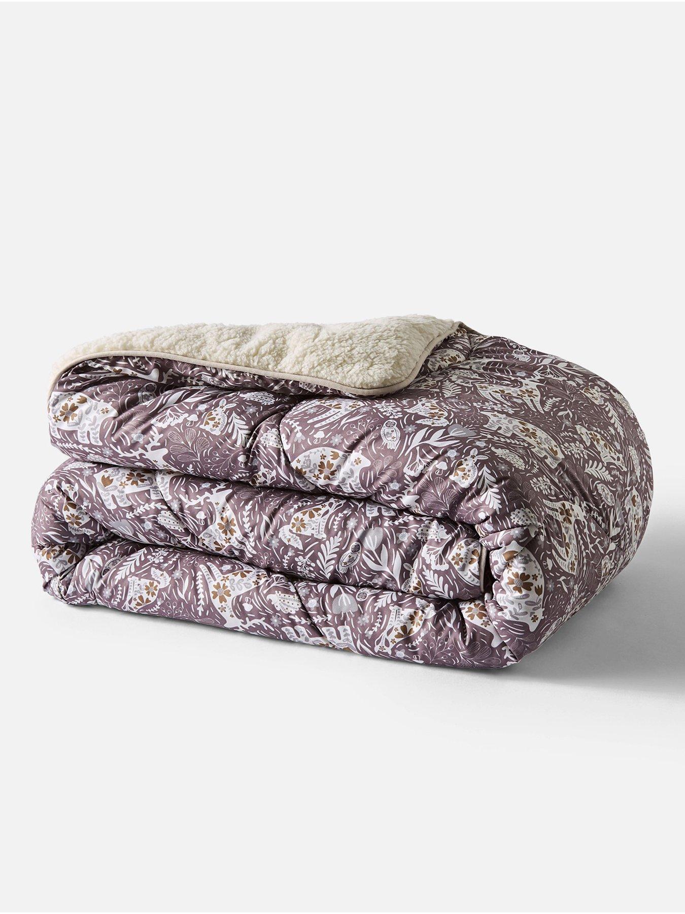 Image 4 of 4 of Night Lark Woodland Creatures 9 Tog Cosy Throw - Mocha