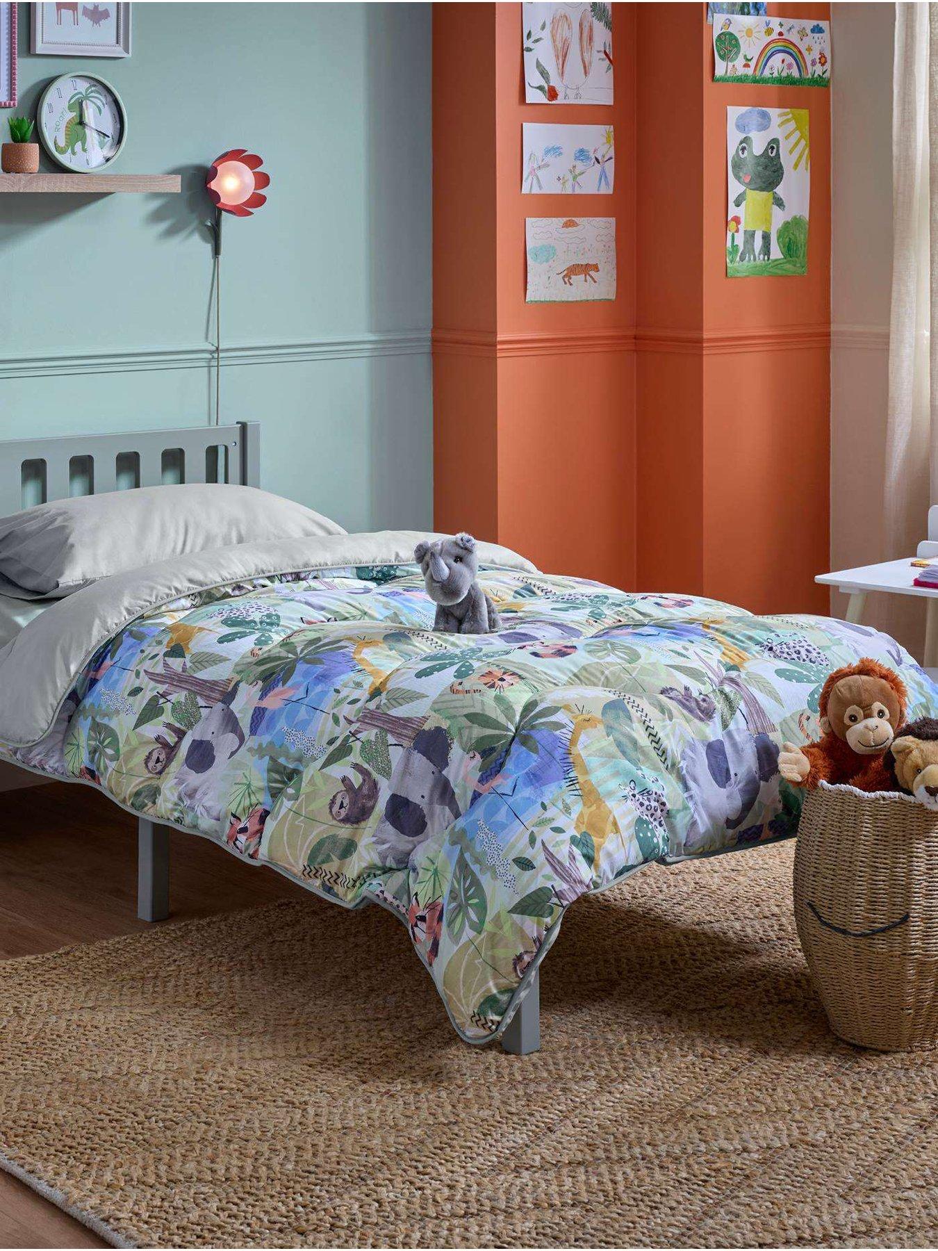 Night Lark Chester Zoo 10.5 Tog Coverless Duvet  &  Pillowcase Set - Jungle Dreams