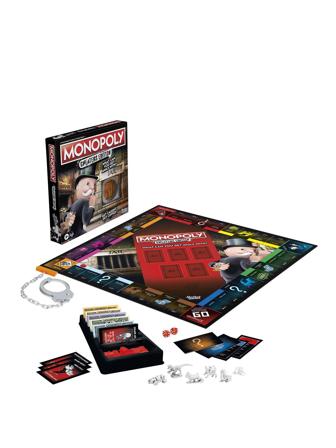 Monopoly Cheaters Edition Board Game | Family Game for 2-6 Players Ages 8+ | Complete game set: board, cards, tokens, dice, money & bank tray - Image 4