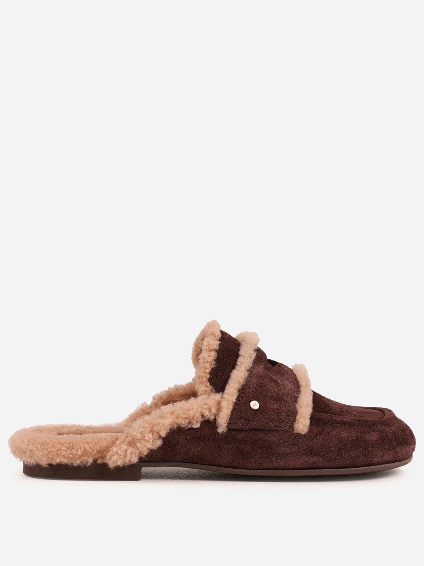 Image 2 of 7 of Bronx Jaxx-ie Fur Lined Mule - Brown