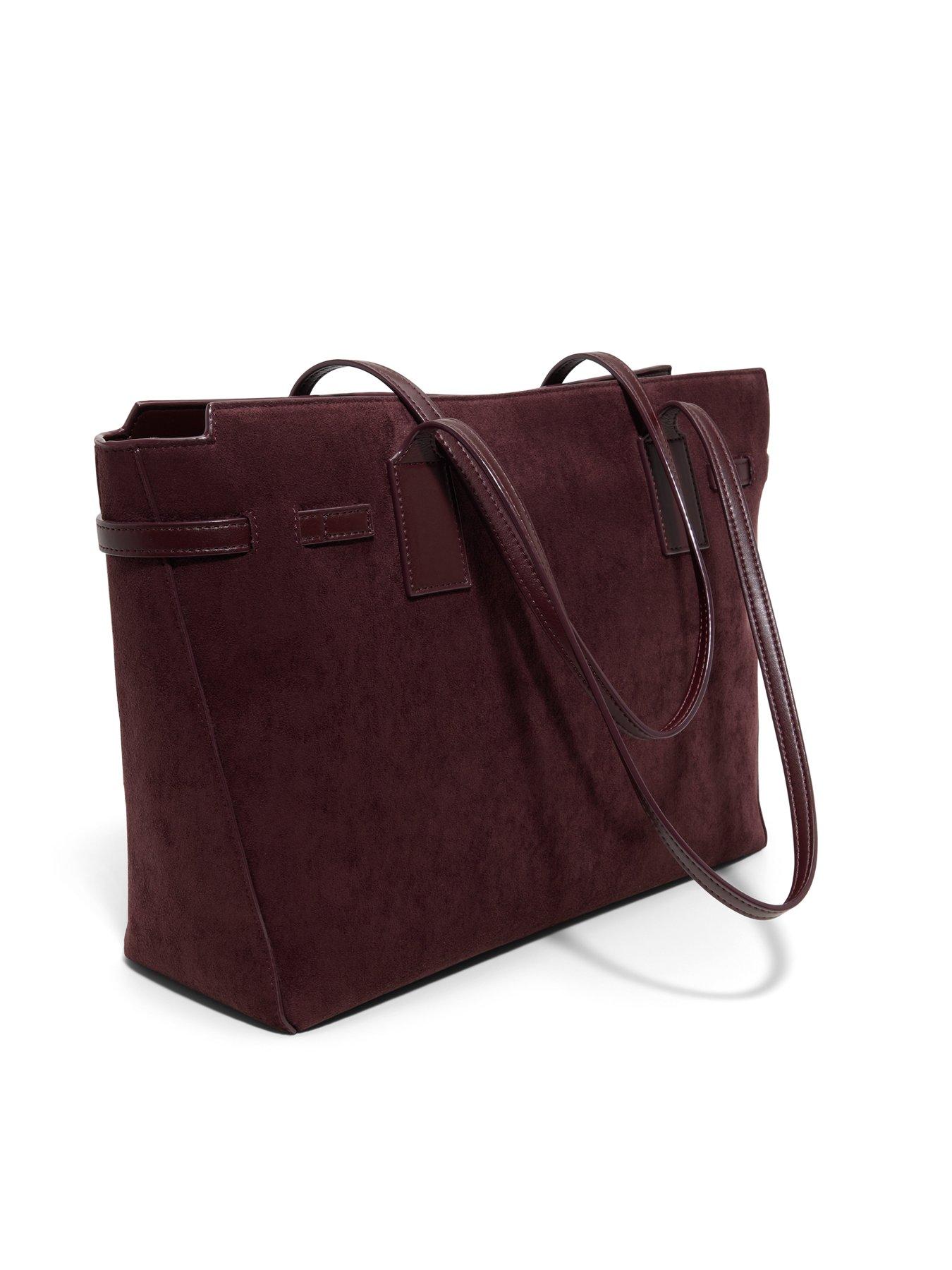 Image 4 of 4 of Aldo Womens Katillax Turn-Lock Structured Tote Bag - Red