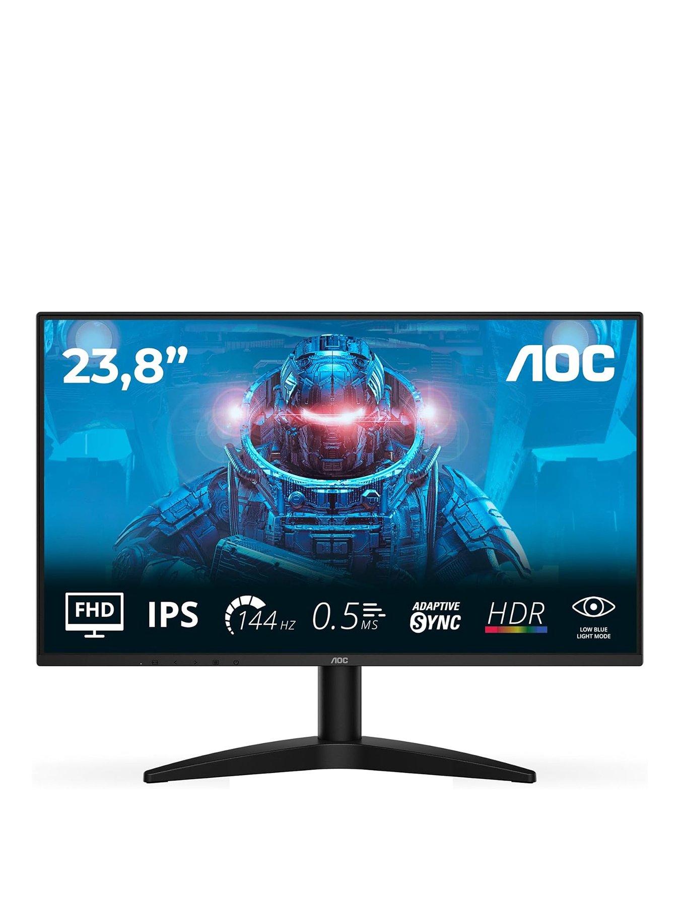 Image 1 of 7 of AOC 24B36X Gaming Monitor - 23.8in, FHD, IPS, 144Hz, Black