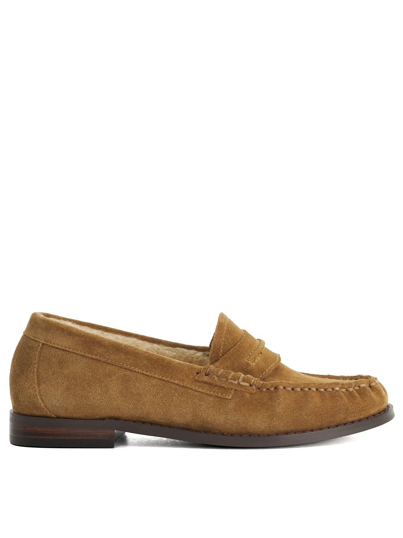 Image 1 of 5 of Dune London Genuine Loafers - Beige