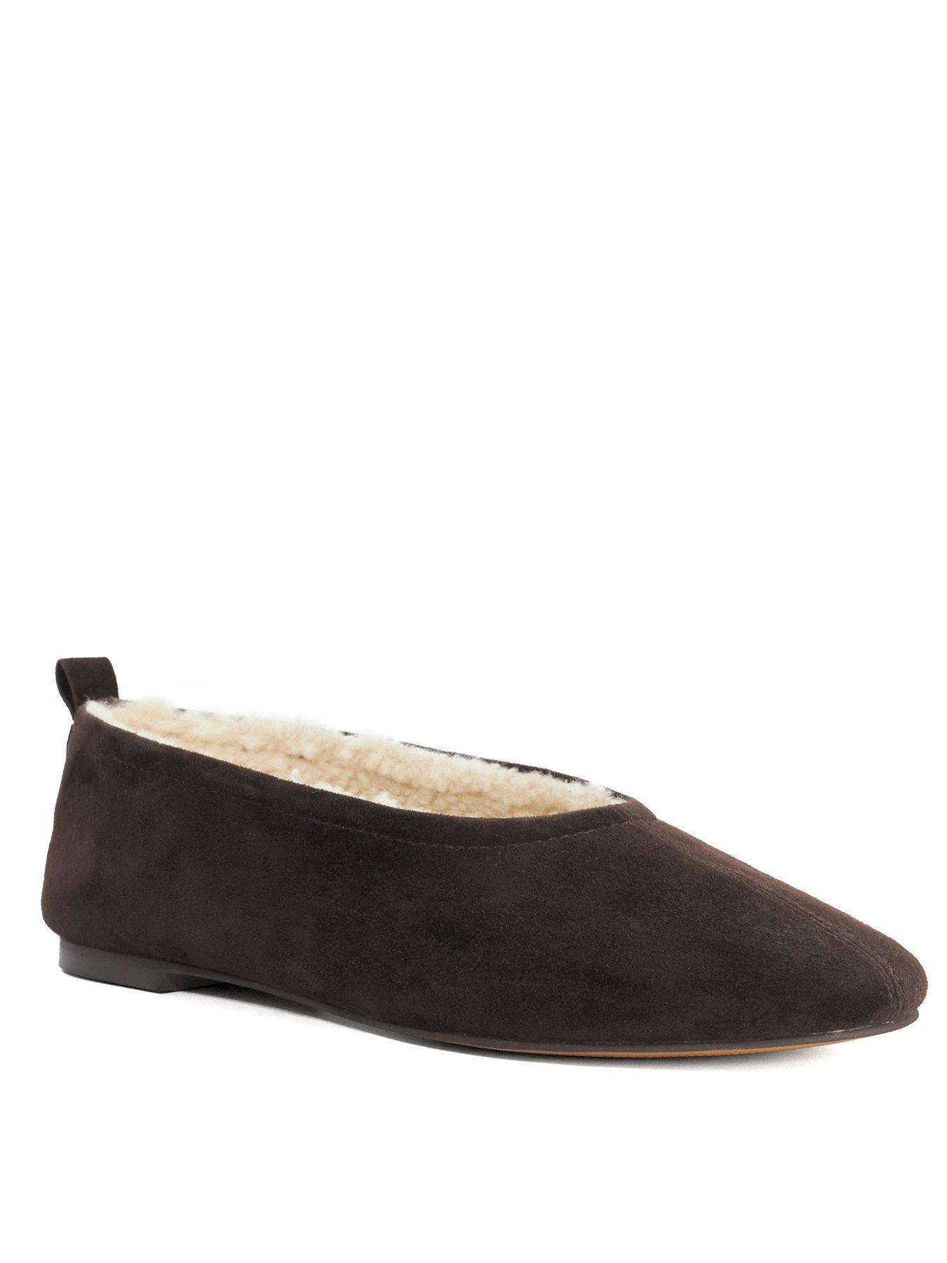 Image 2 of 5 of Dune London Harliee Ballet Flats - Brown