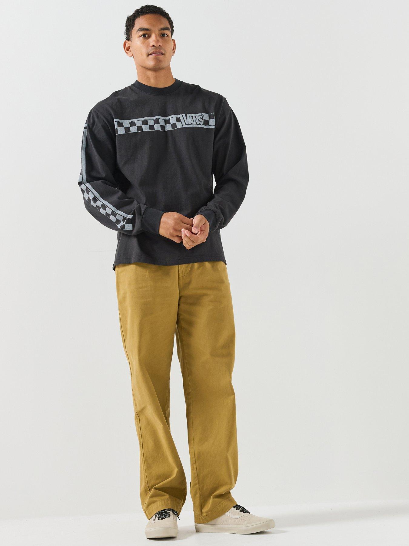 Image 1 of 5 of Vans Mens Loose Fit Graphic Long Sleeve T-Shirt - Black