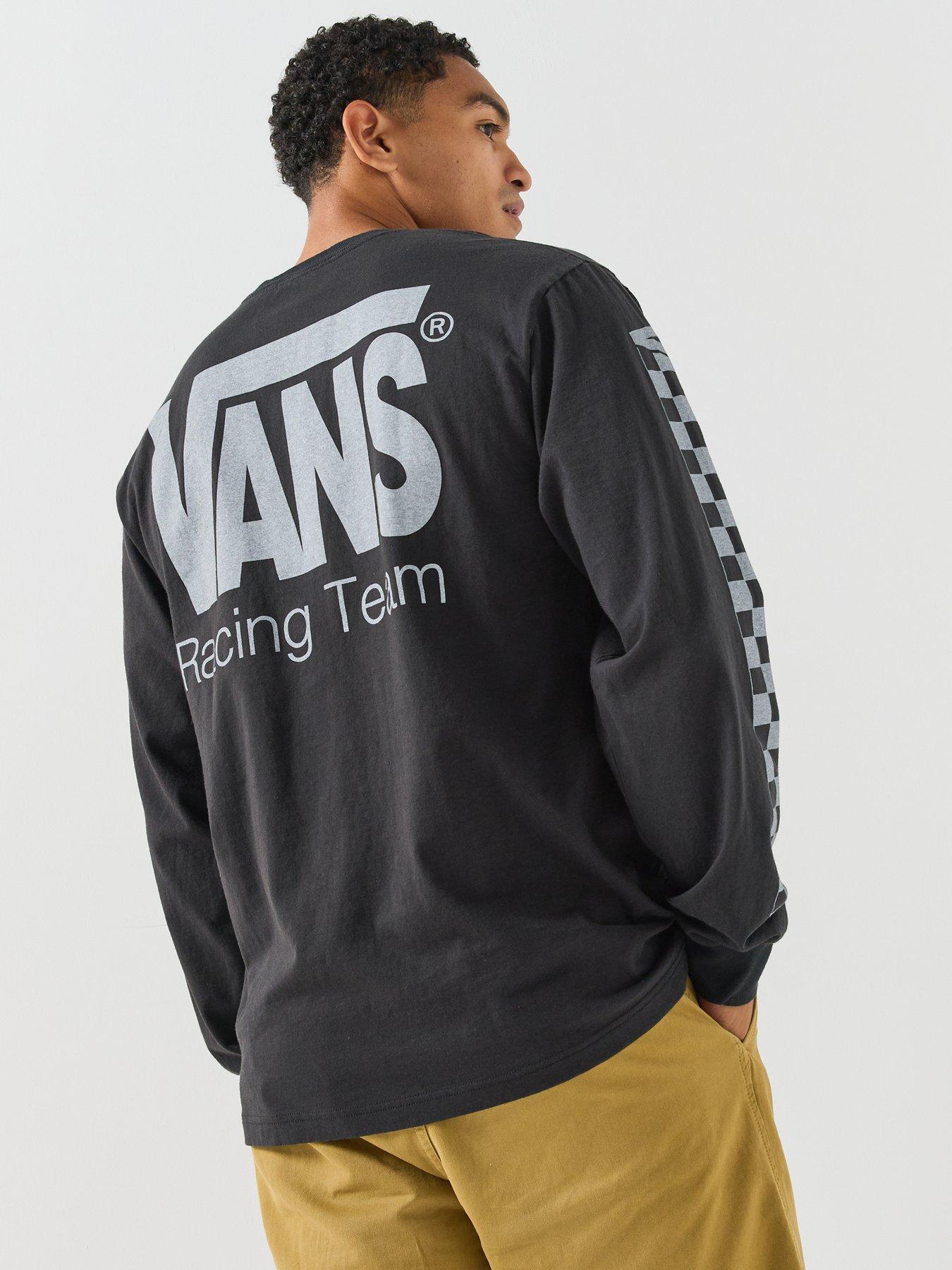 Image 2 of 5 of Vans Mens Loose Fit Graphic Long Sleeve T-Shirt - Black