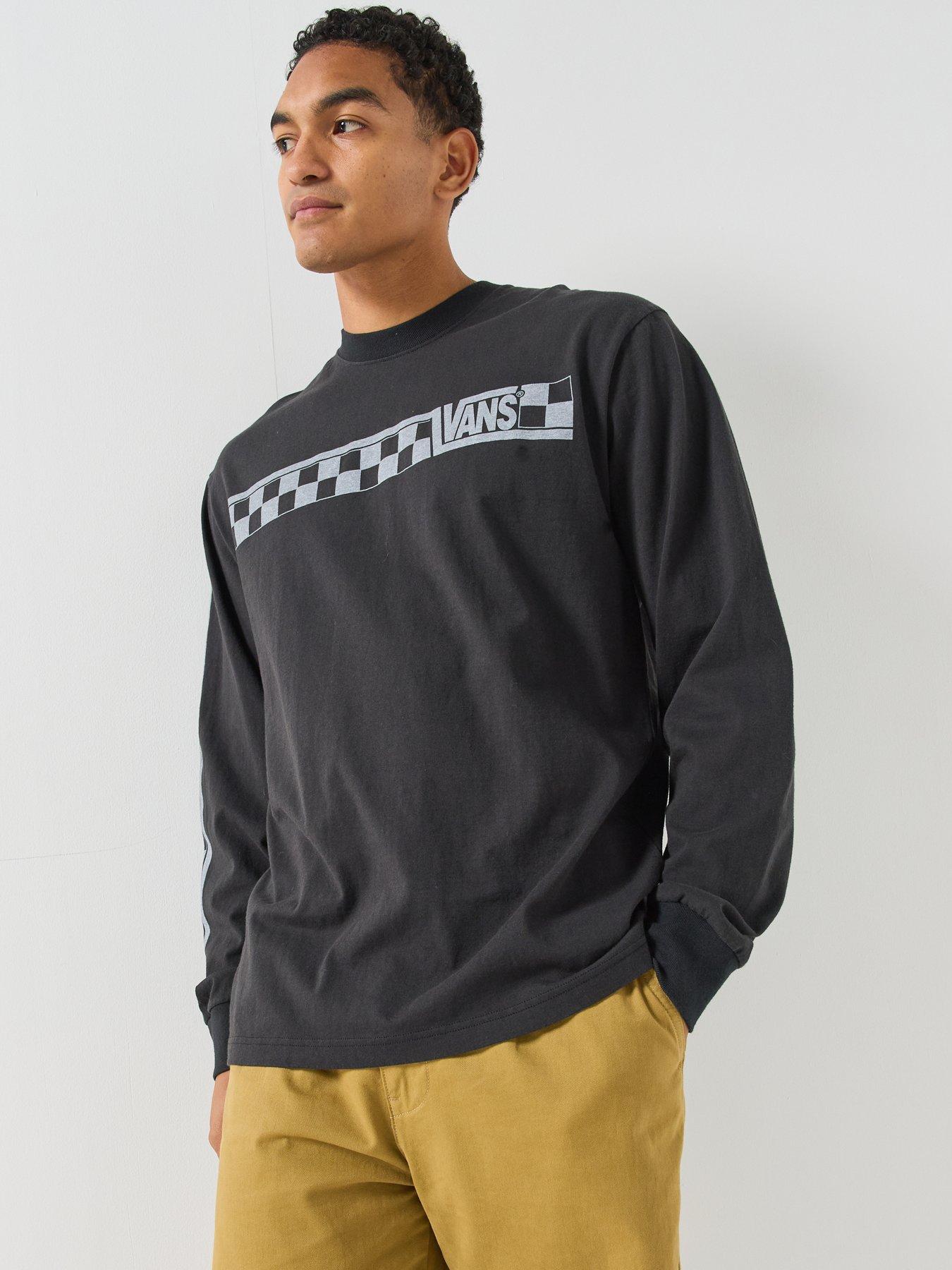 Image 3 of 5 of Vans Mens Loose Fit Graphic Long Sleeve T-Shirt - Black