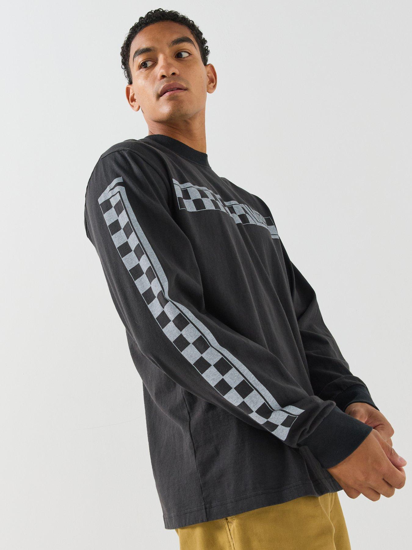 Image 5 of 5 of Vans Mens Loose Fit Graphic Long Sleeve T-Shirt - Black
