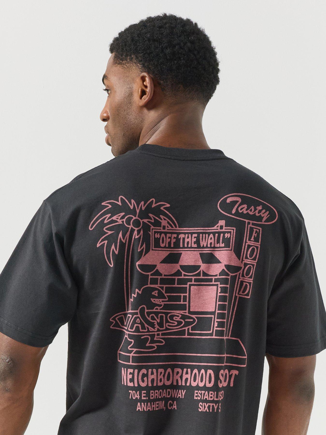 Image 2 of 6 of Vans Mens Food Spot T-Shirt - Black