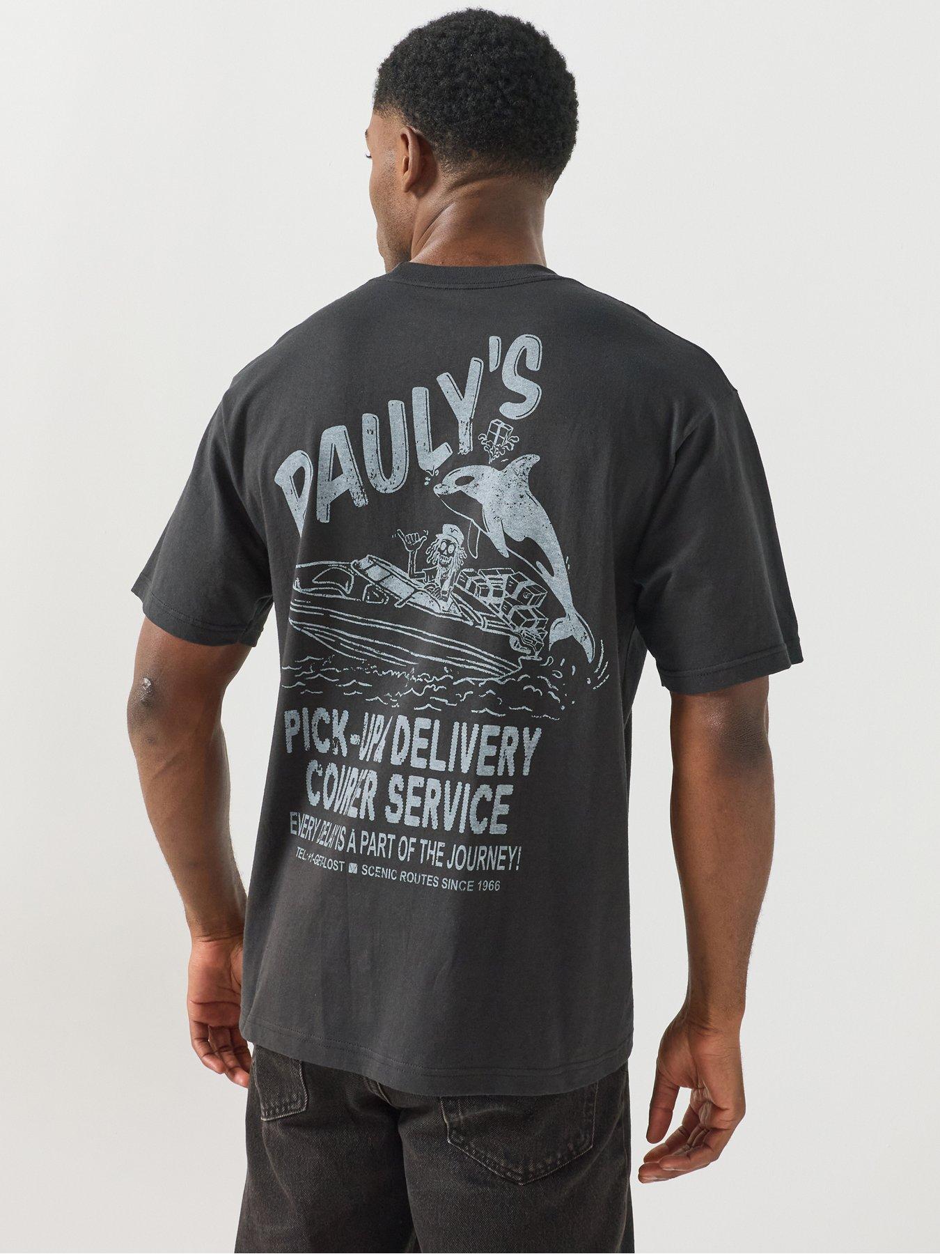 Image 1 of 6 of Vans Mens Pauly's Delivery Tee - Black