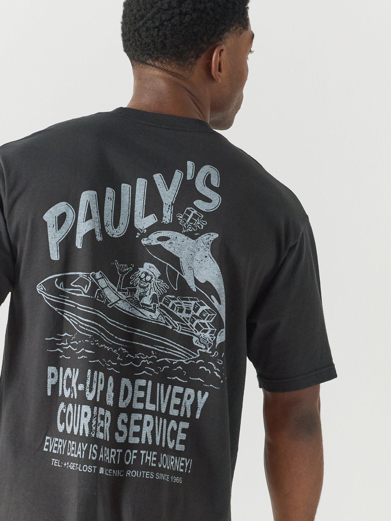 Image 2 of 6 of Vans Mens Pauly's Delivery Tee - Black