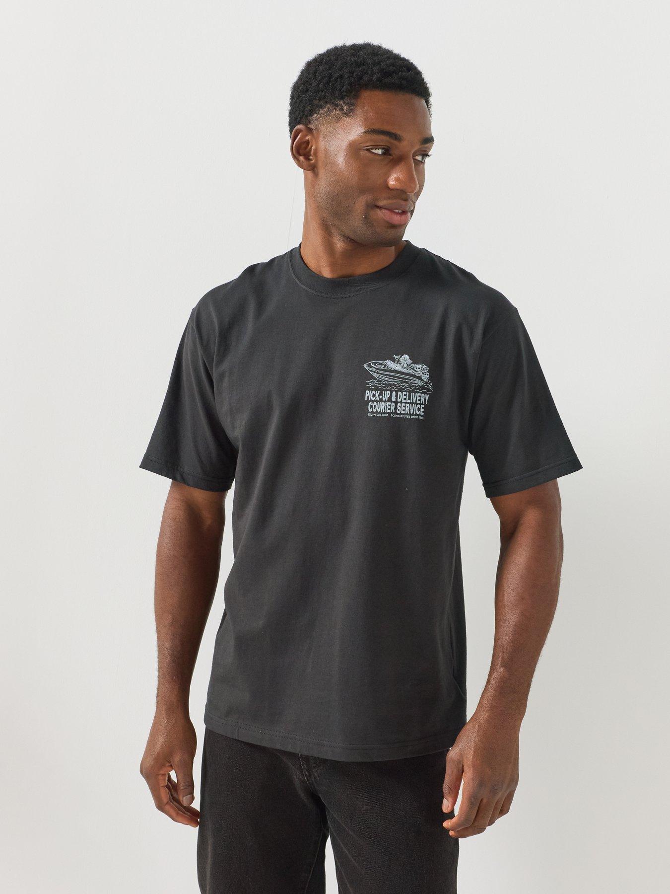 Image 4 of 6 of Vans Mens Pauly's Delivery Tee - Black