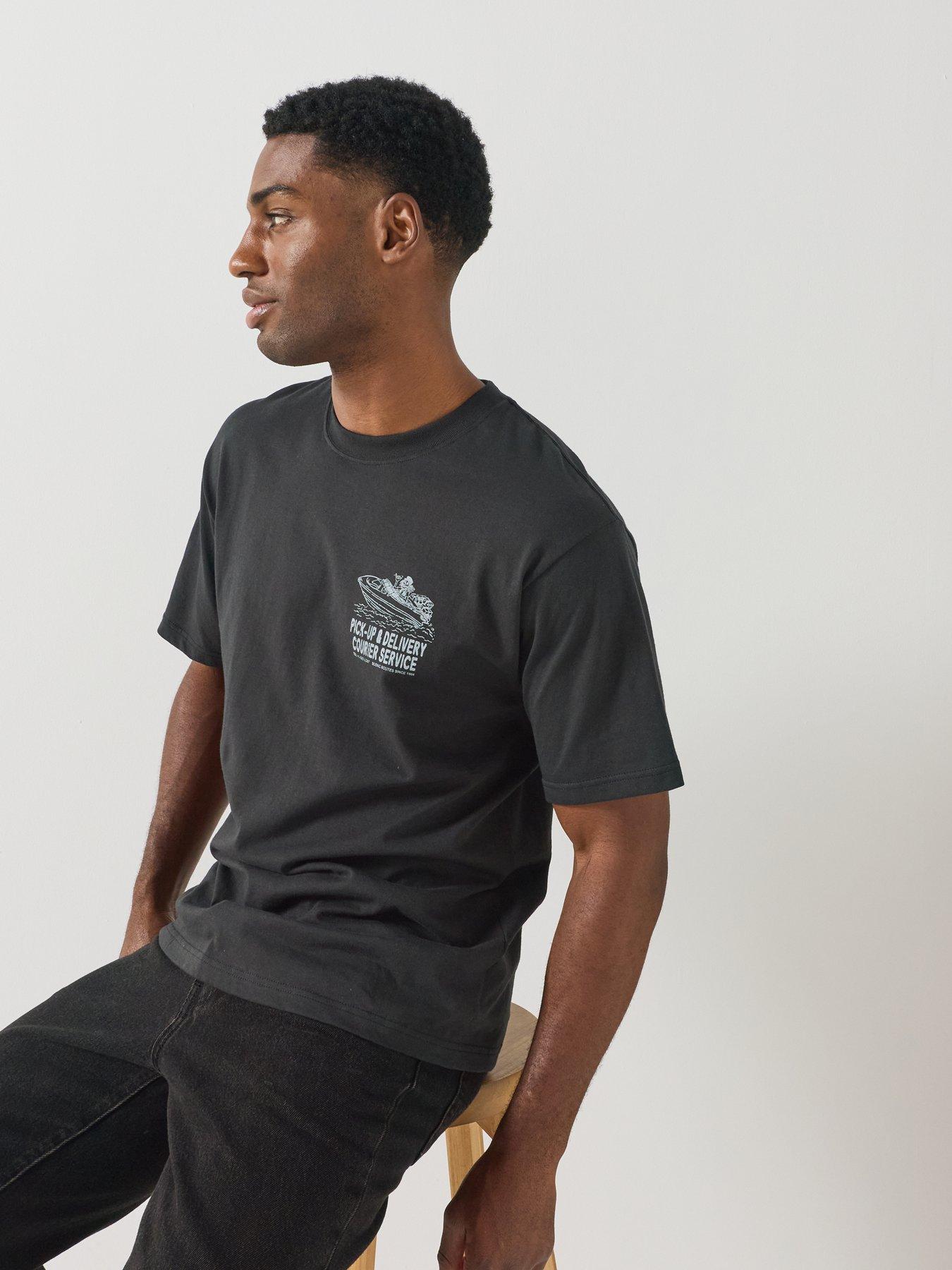 Image 5 of 6 of Vans Mens Pauly's Delivery Tee - Black