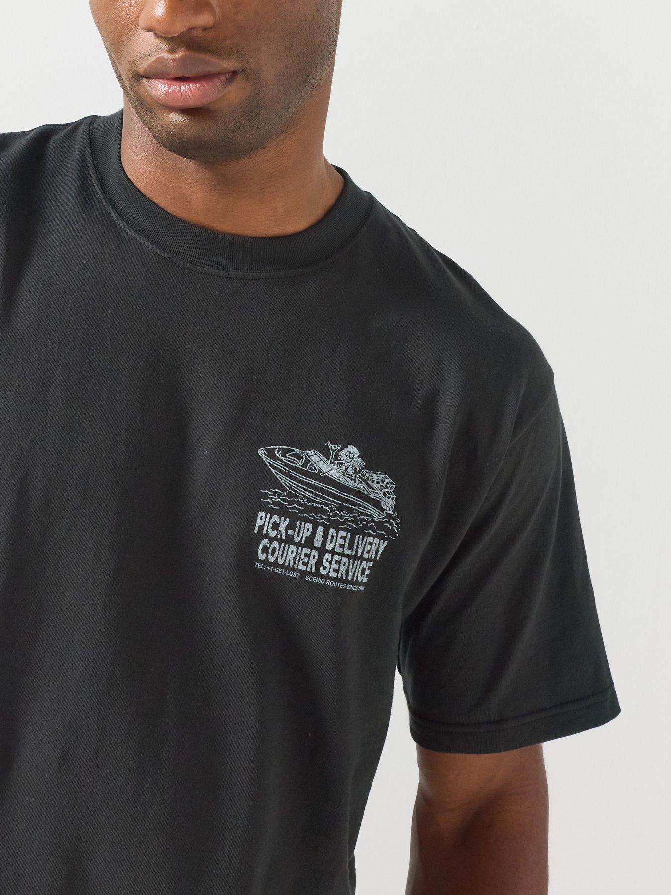Image 6 of 6 of Vans Mens Pauly's Delivery Tee - Black