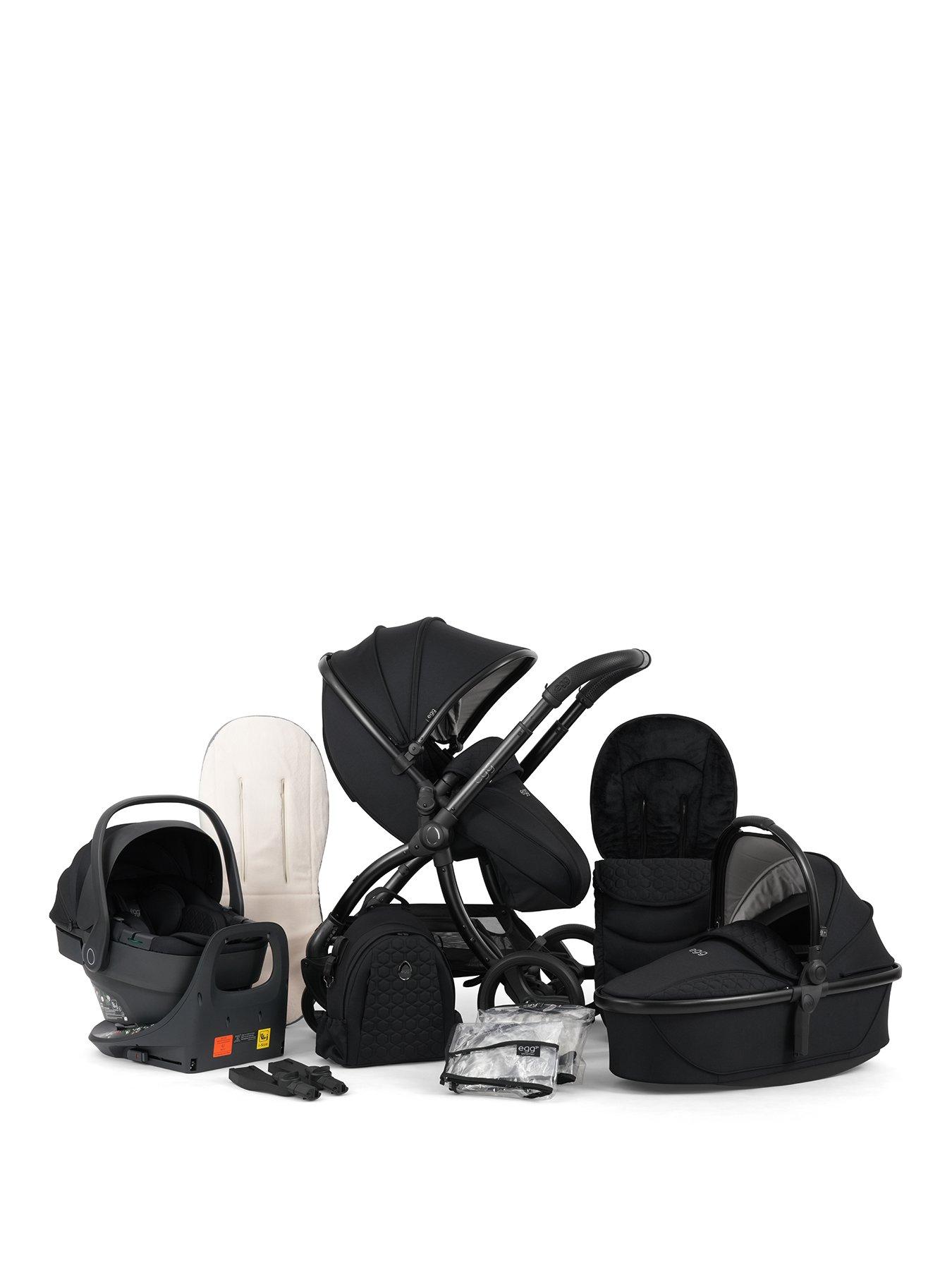 Image 1 of 6 of Egg egg3 Luxury Bundle with 360 egg shell Car Seat & base - Panther