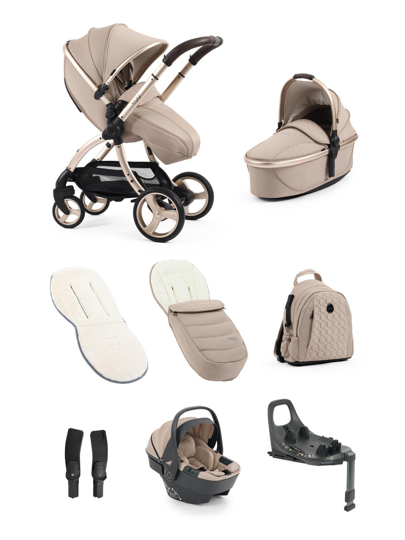 Image 6 of 6 of Egg egg3 Luxury Bundle with 360 egg shell Car Seat &amp; base - Feather