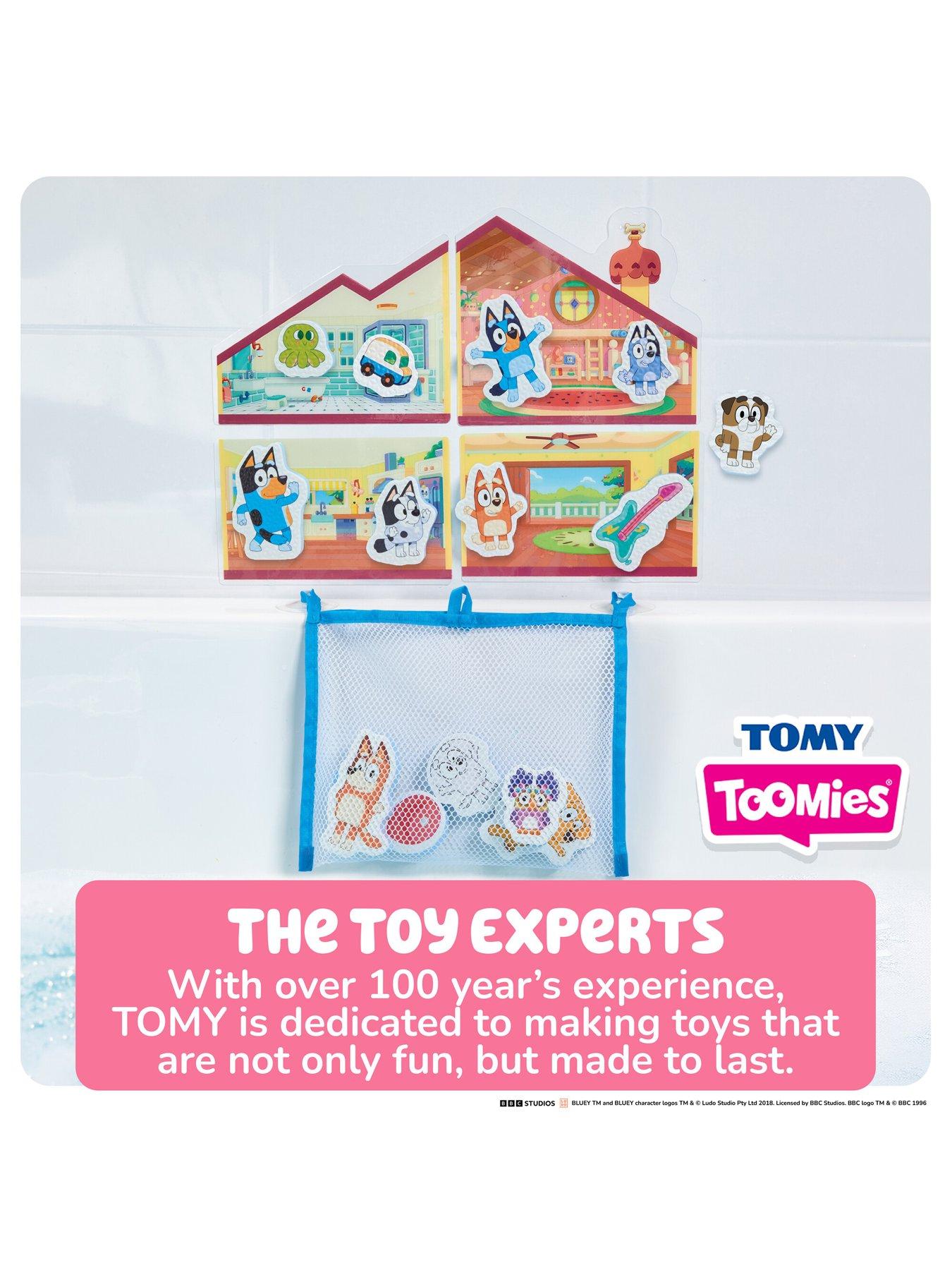 Image 6 of 7 of Bluey Playdate at Blueys Bath Sticker Set Bath Toy