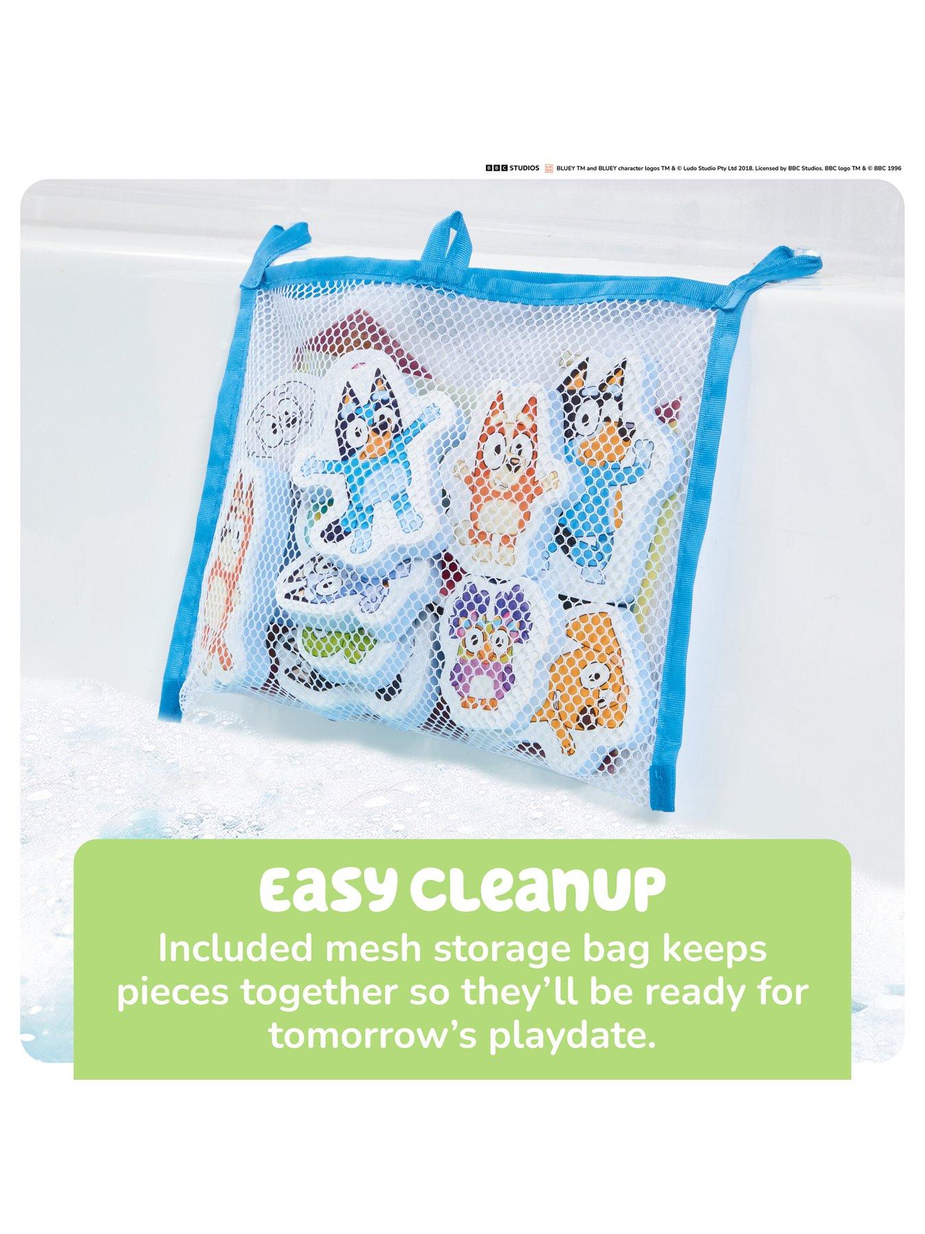 Image 7 of 7 of Bluey Playdate at Blueys Bath Sticker Set Bath Toy