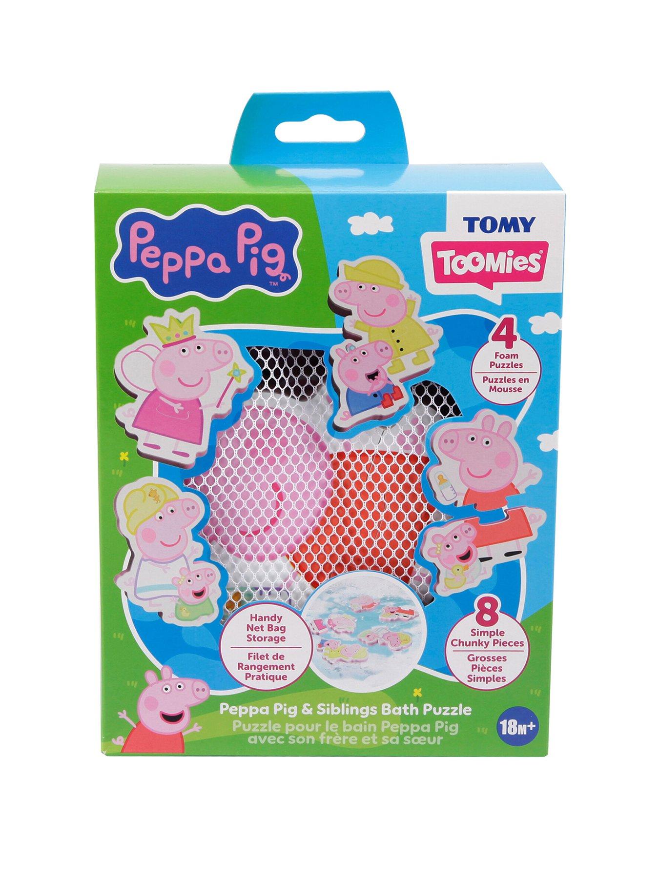 Peppa Pig Peppa  &  Siblings Bath Puzzle Bath Toy