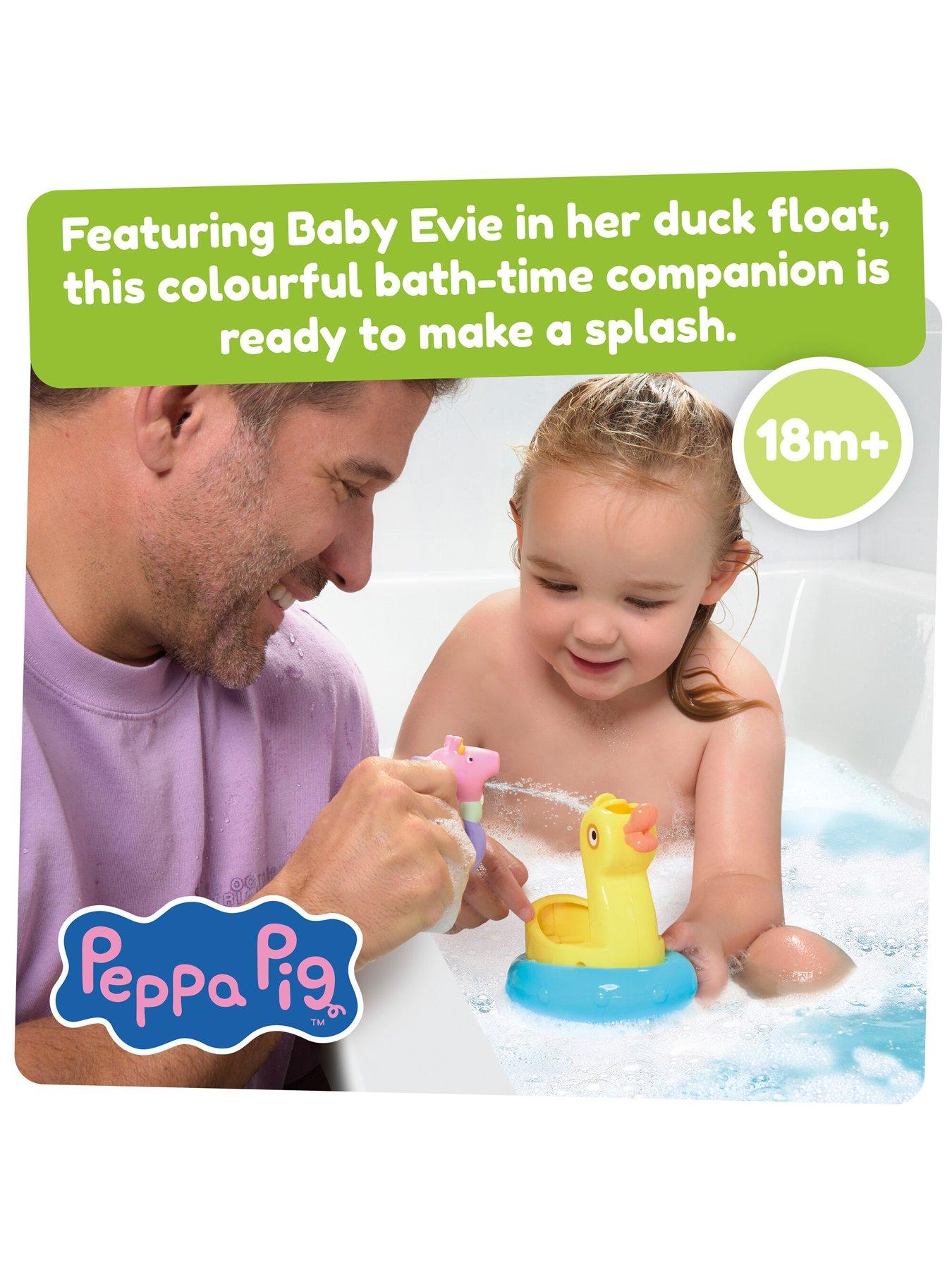 Image 2 of 7 of Tomy Peppa Pig Evie &amp; Duck Bath Float