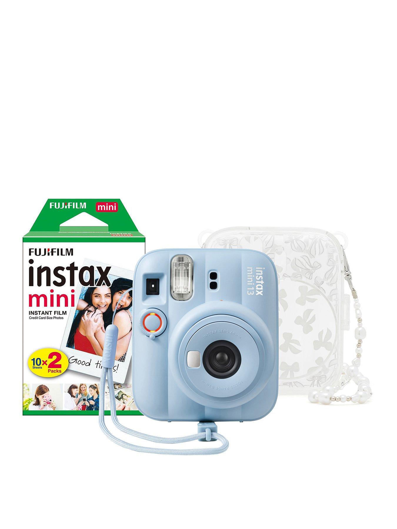 Fujifilm Instax Fujifilm Instax Mini 13 Camera inc Skinny Dip Case  &  20 Shot Film - Frost Blue