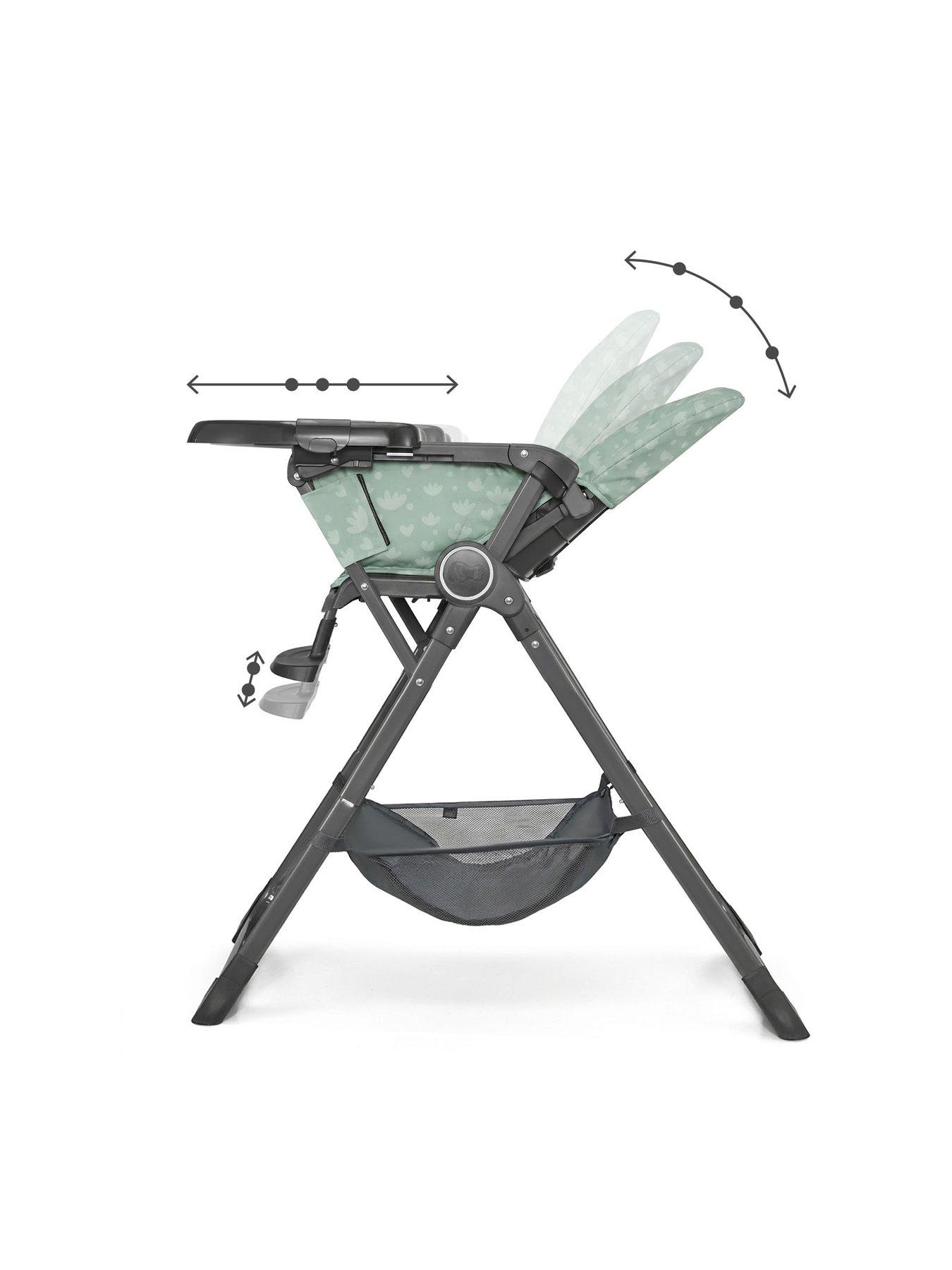 Image 3 of 8 of Kinderkraft high chair FOLDEE - green