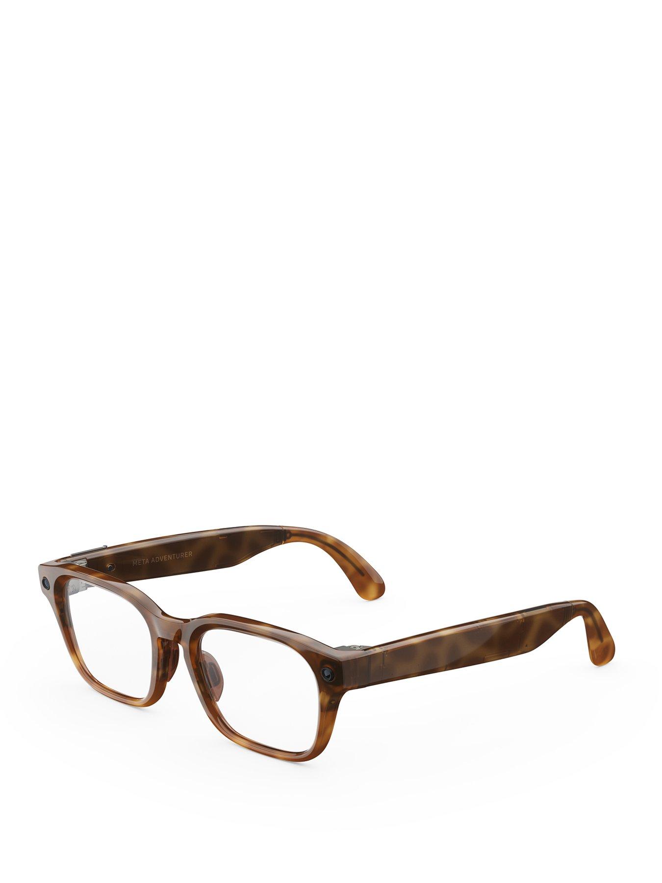 Image 1 of 8 of Meta Glasses Adventurer Classic Tortoise, Clear Lenses