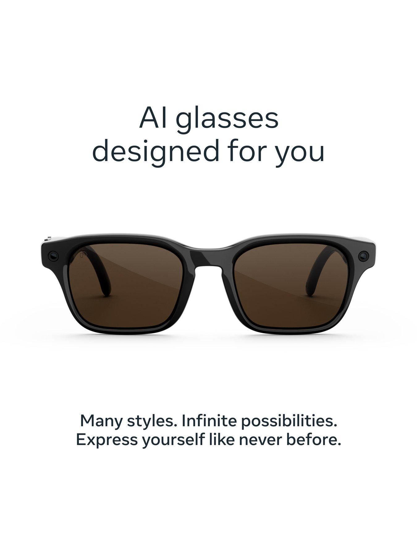 Image 2 of 8 of Meta Glasses Adventurer Classic Black, Brown Lenses