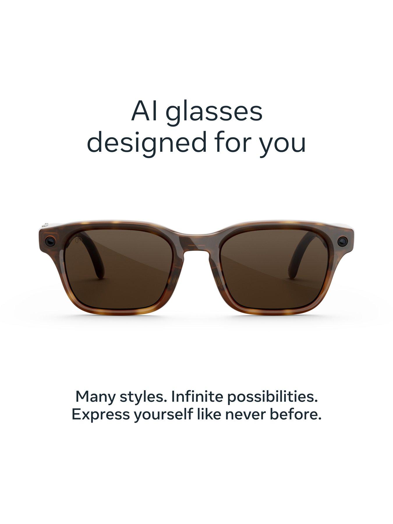 Image 2 of 8 of Meta Glasses Adventurer Classic Tortoise, Brown Lenses