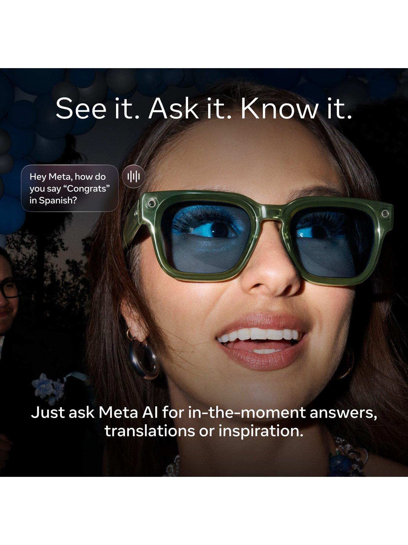 Image 3 of 8 of Meta Glasses Adventurer Classic Black, Clear Lenses