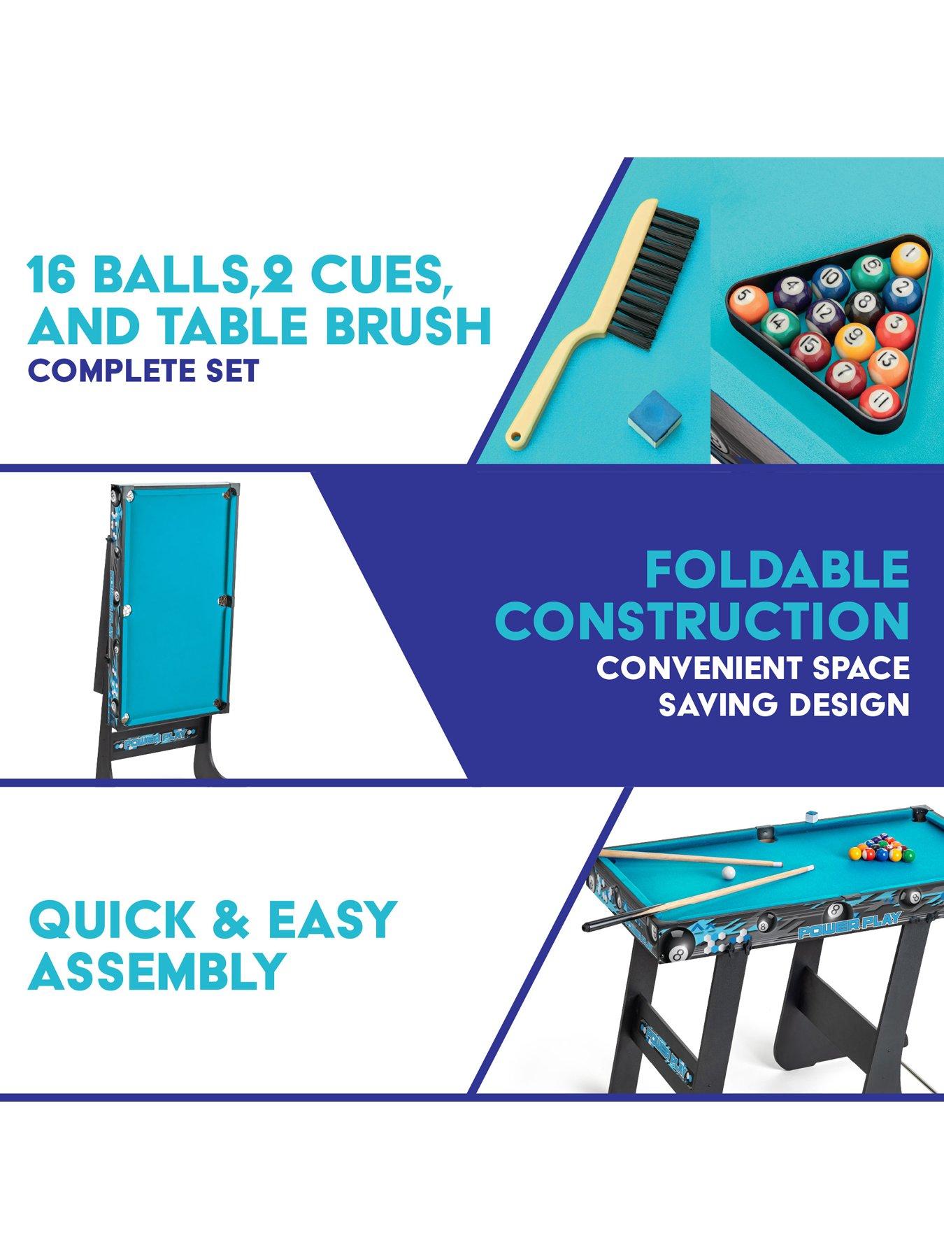 Image 6 of 7 of Powerplay 3Ft Folding Pool Games Table